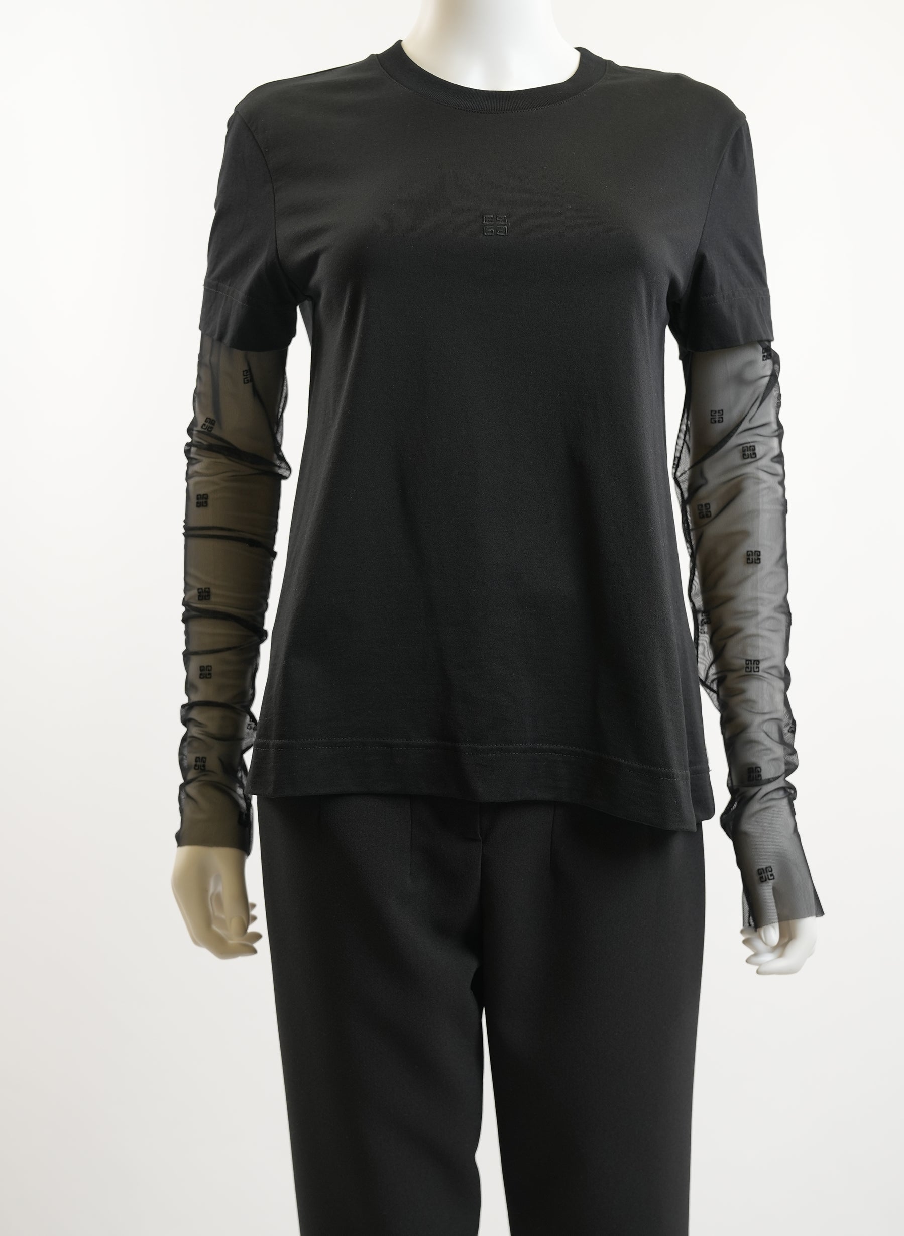 T-shirt Givenchy en coton semi-transparent imprimé logo