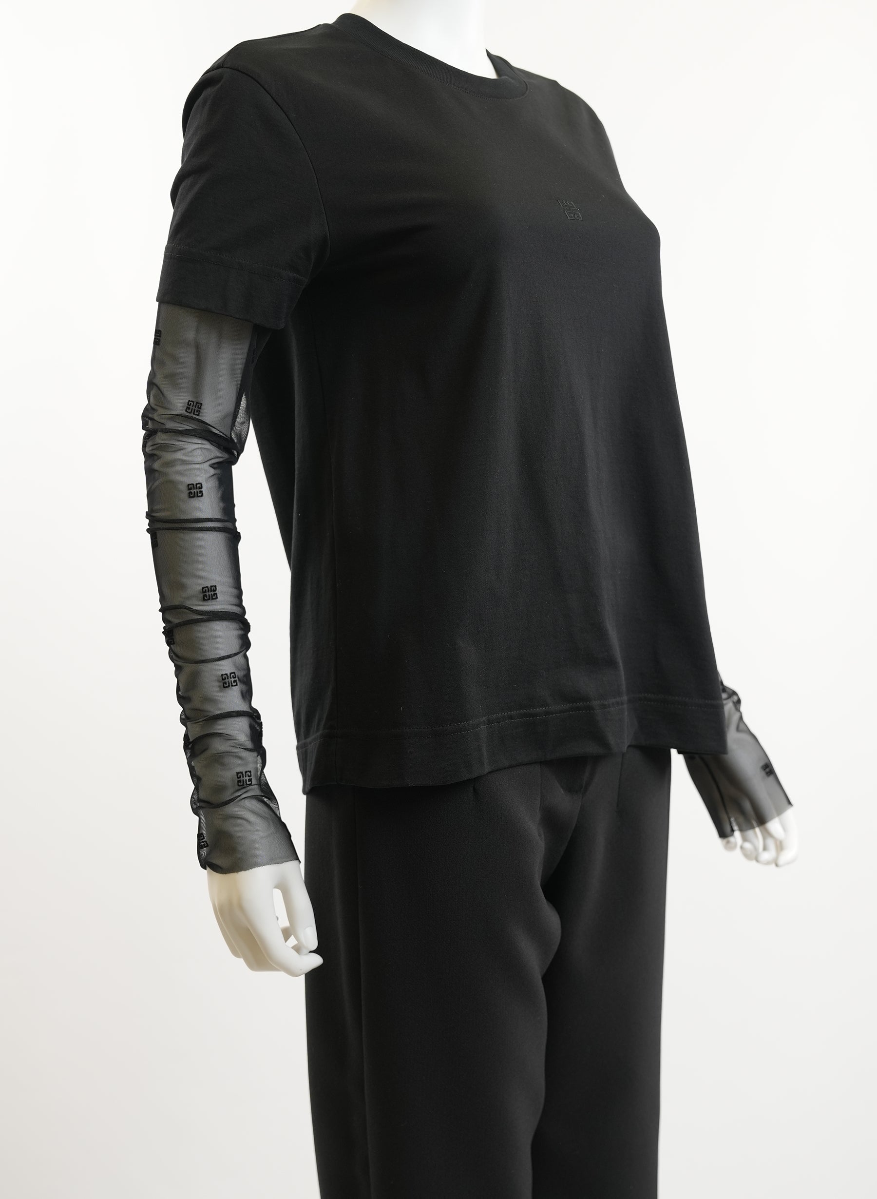 T-shirt Givenchy en coton semi-transparent imprimé logo