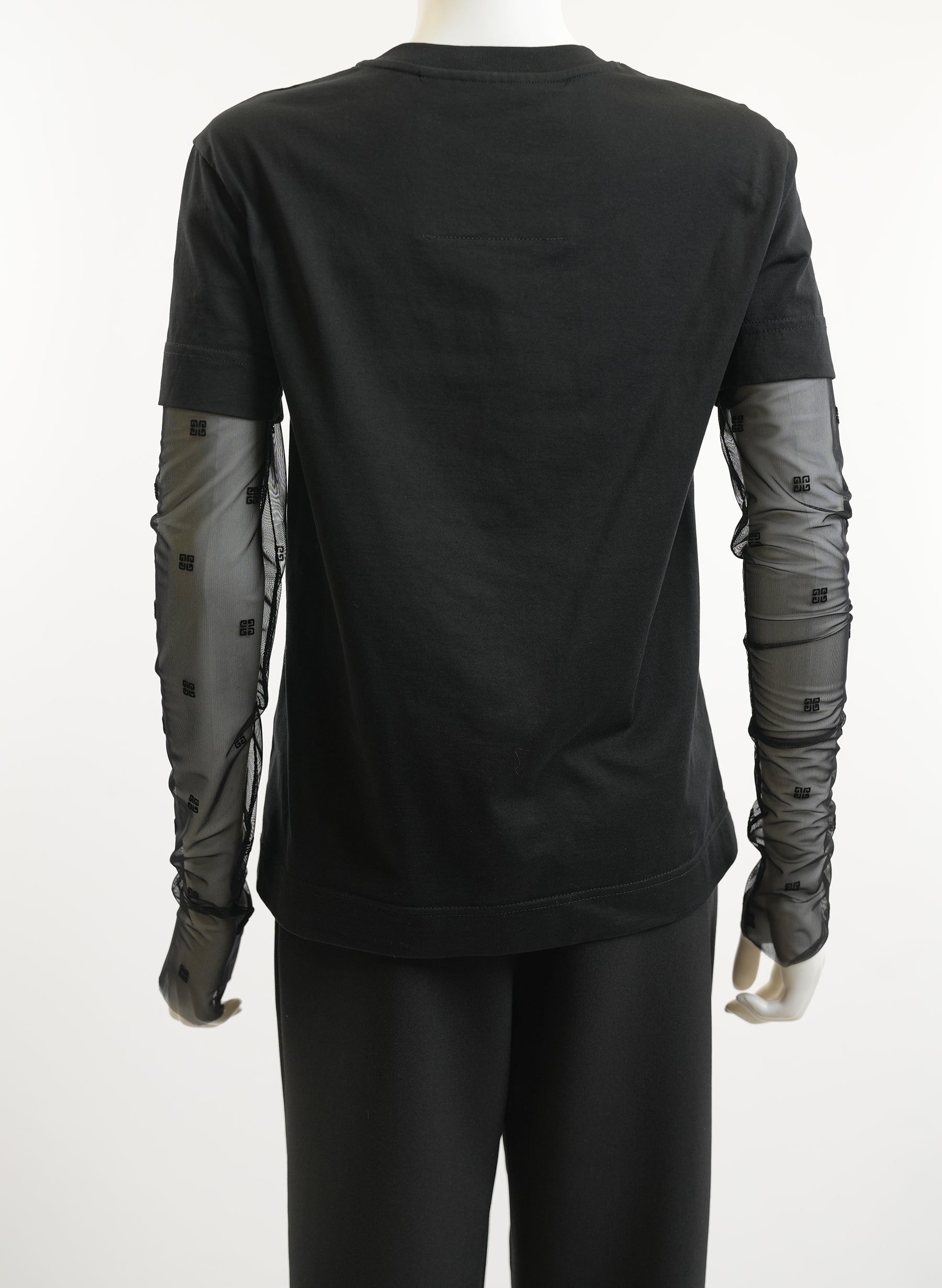 T-shirt Givenchy en coton semi-transparent imprimé logo