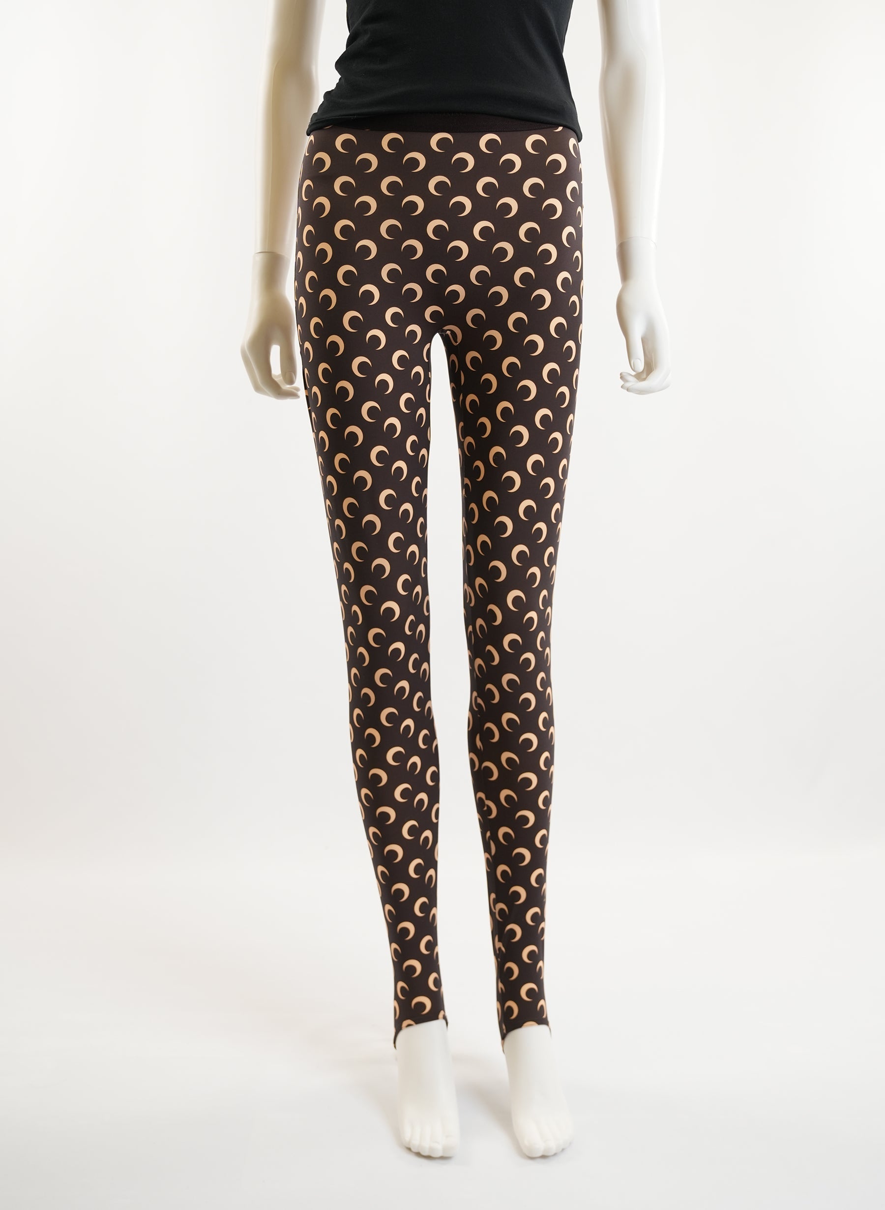 Leggings imprimé croissant Marine Serre