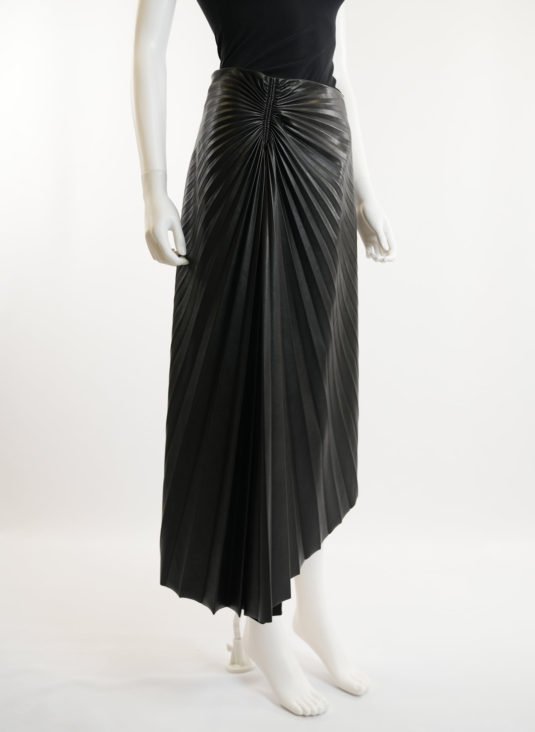 Jupe plissée en cuir ALC