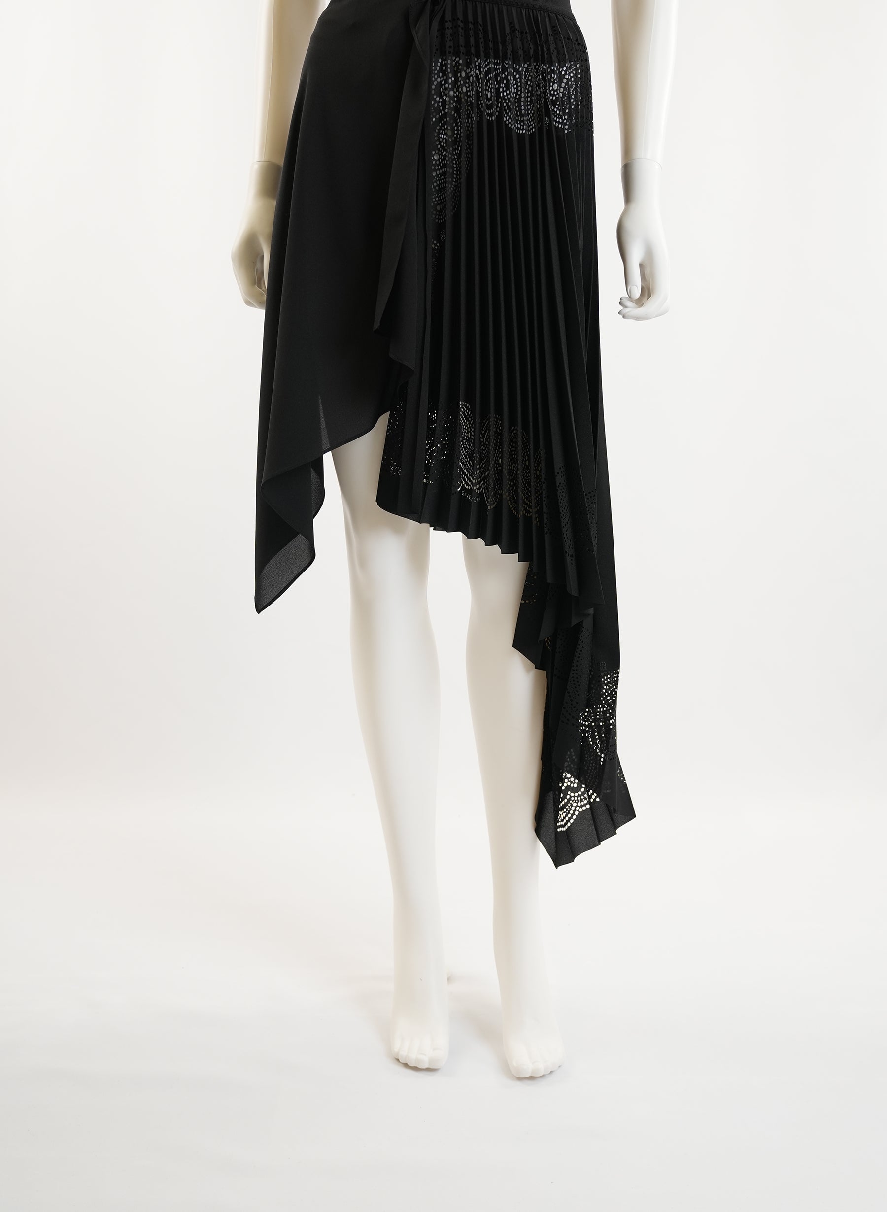 Jupe plissée noire Givenchy