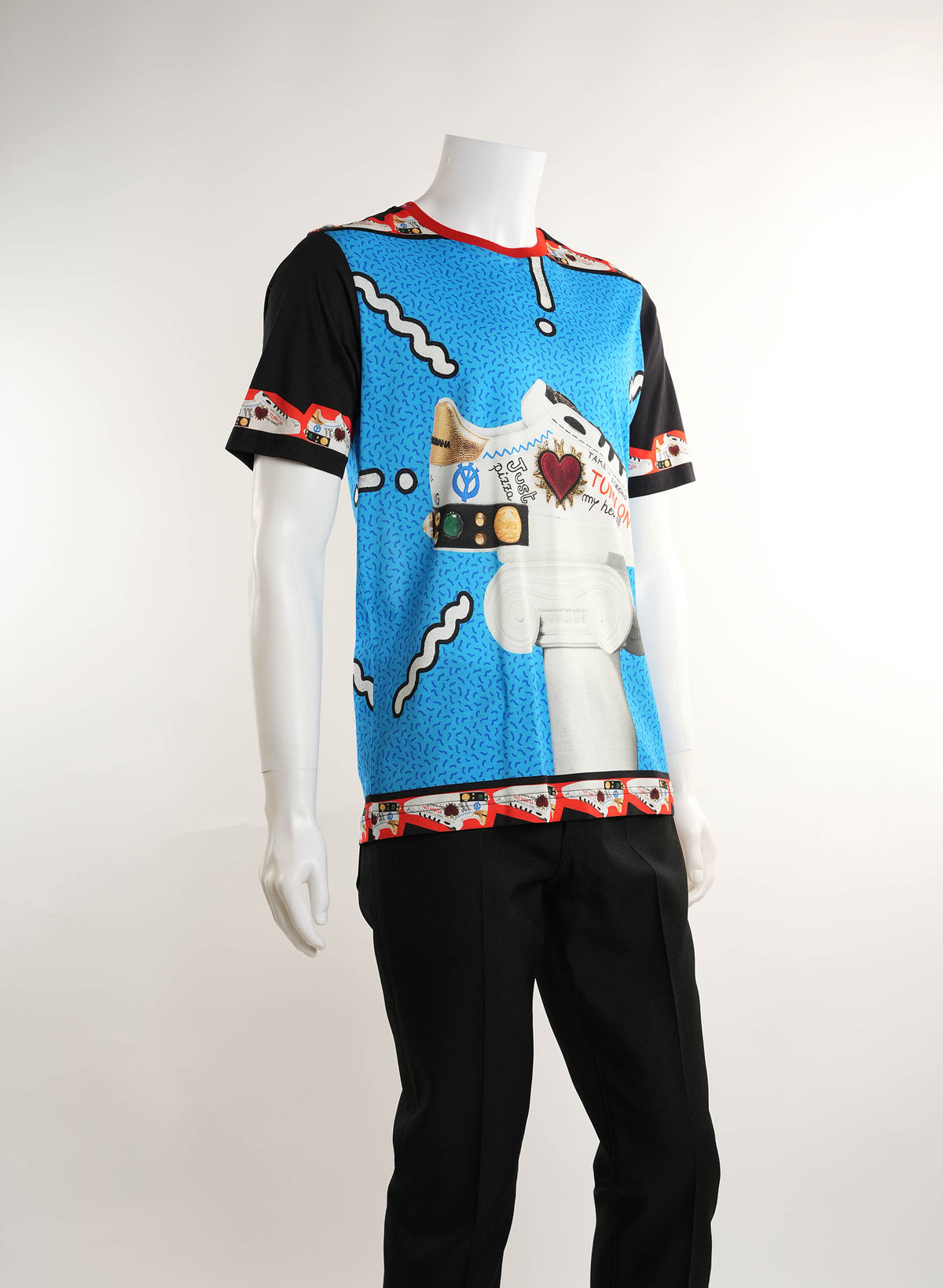 T-shirt en coton multicolore Dolce & Gabbana
