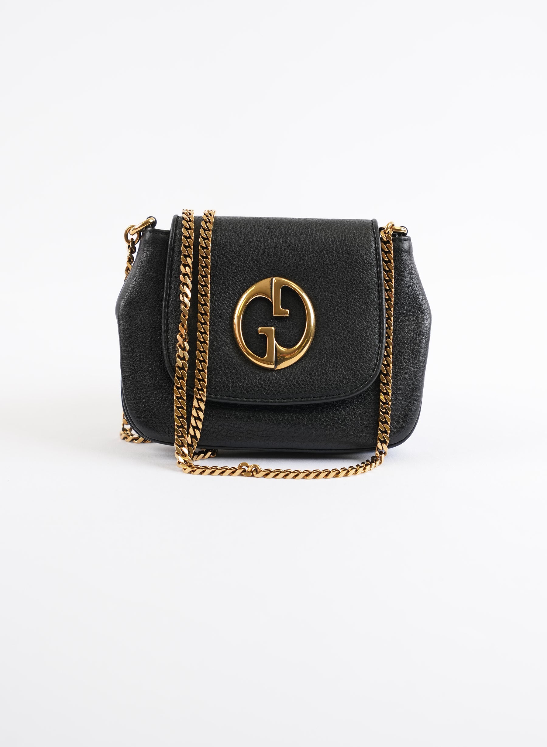 Sac bandoulière Gucci 1973 noir, petit modèle