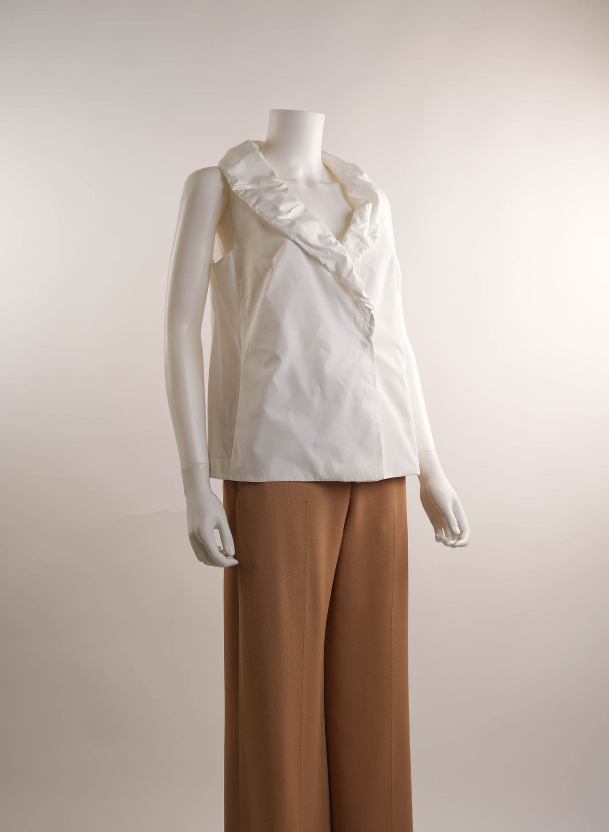 Chemise en coton blanc Akris Punto