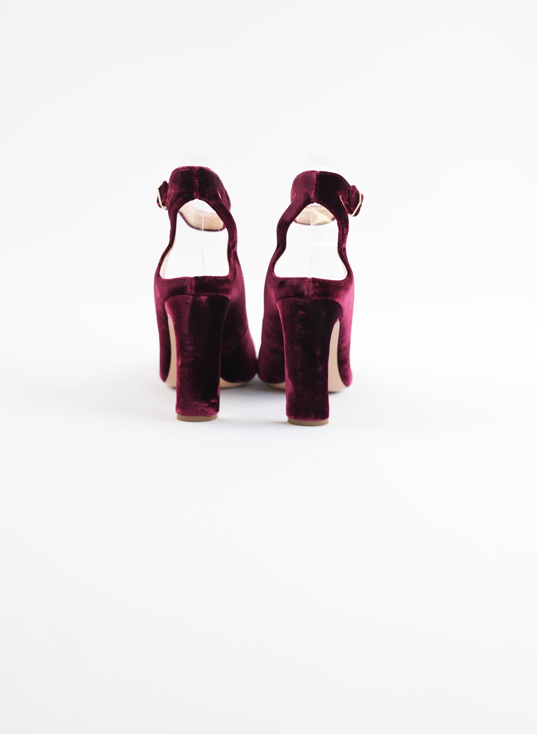 Escarpins Nicholas Kirkwood Lola Pearl en velours bordeaux