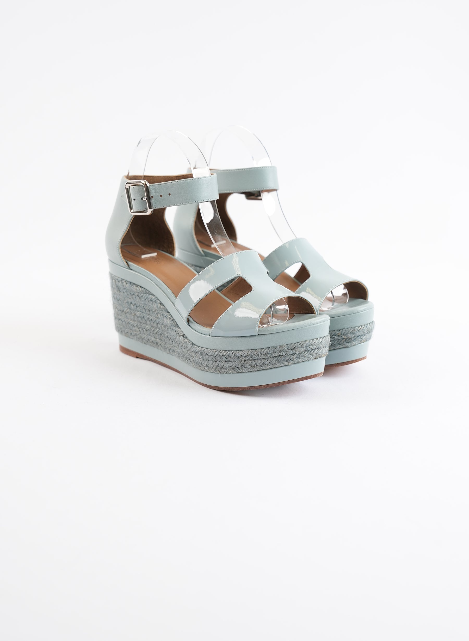 Hermes Elda Espradrille Wedge Sandales