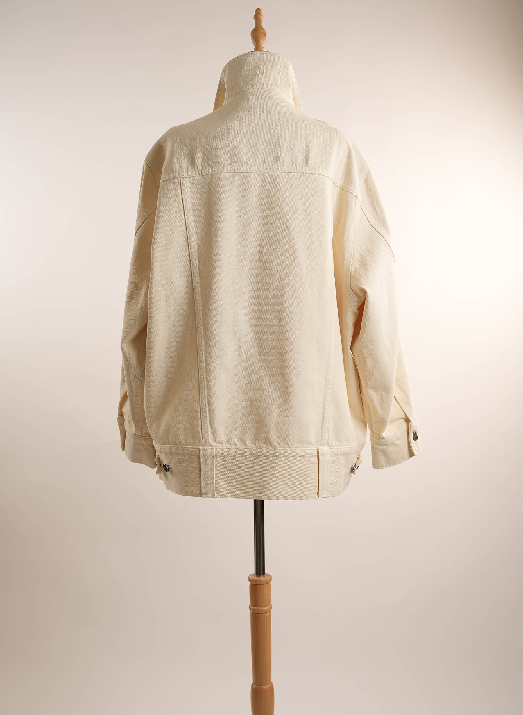 Veste en jean oversize Khaite Grizzo