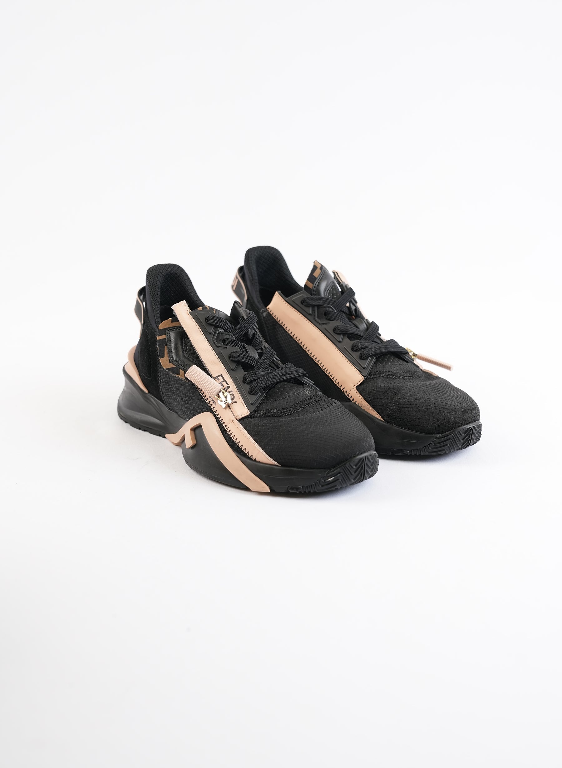 Baskets basses Fendi Flow bicolores