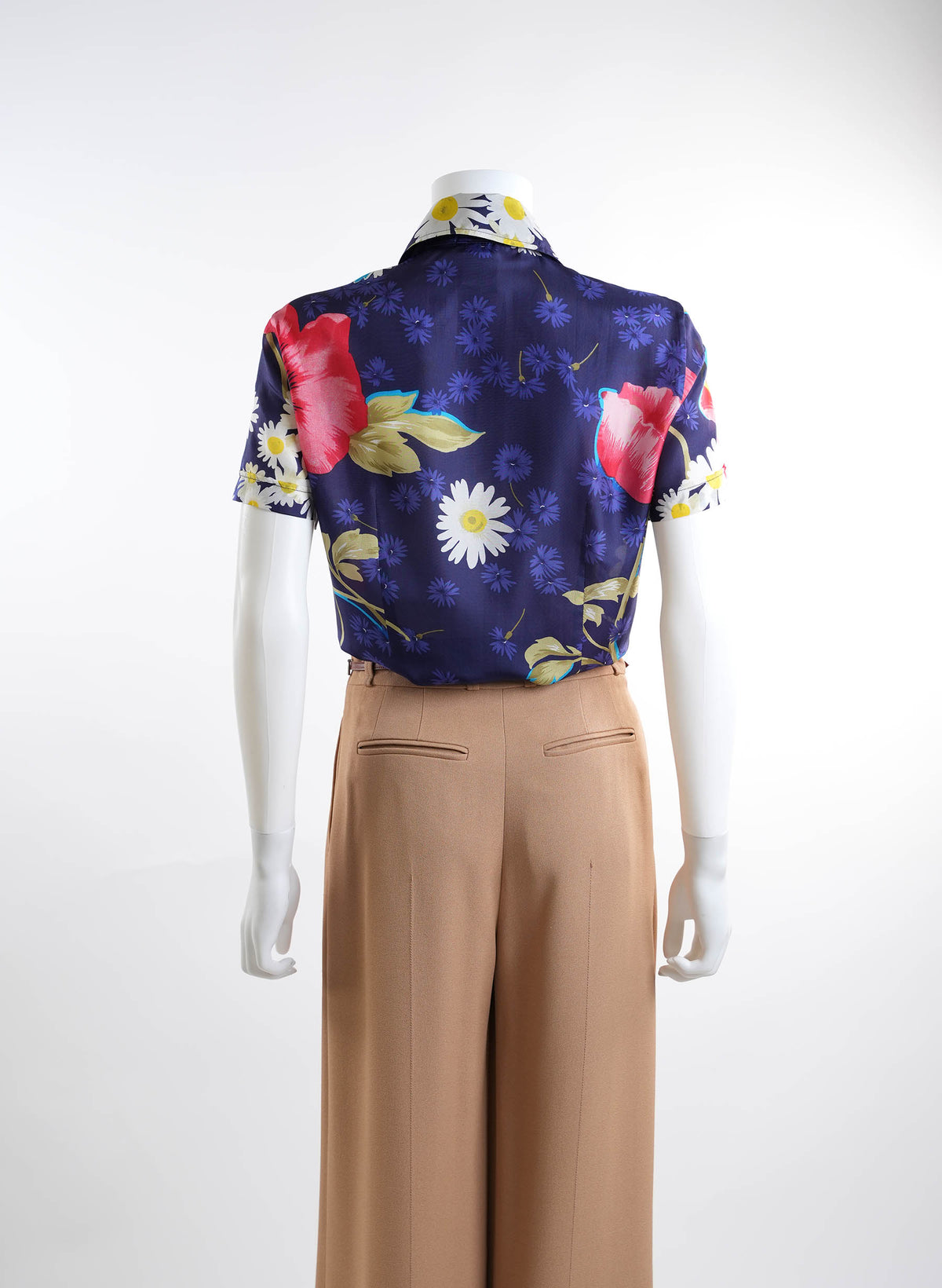 Chemisier en soie à fleurs Dolce & Gabbana