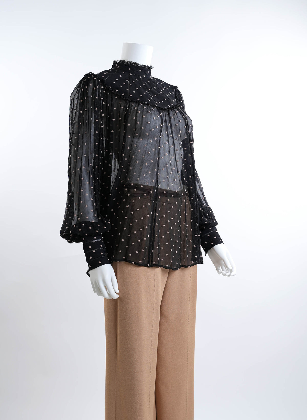 Blouse en soie à pois Zimmermann