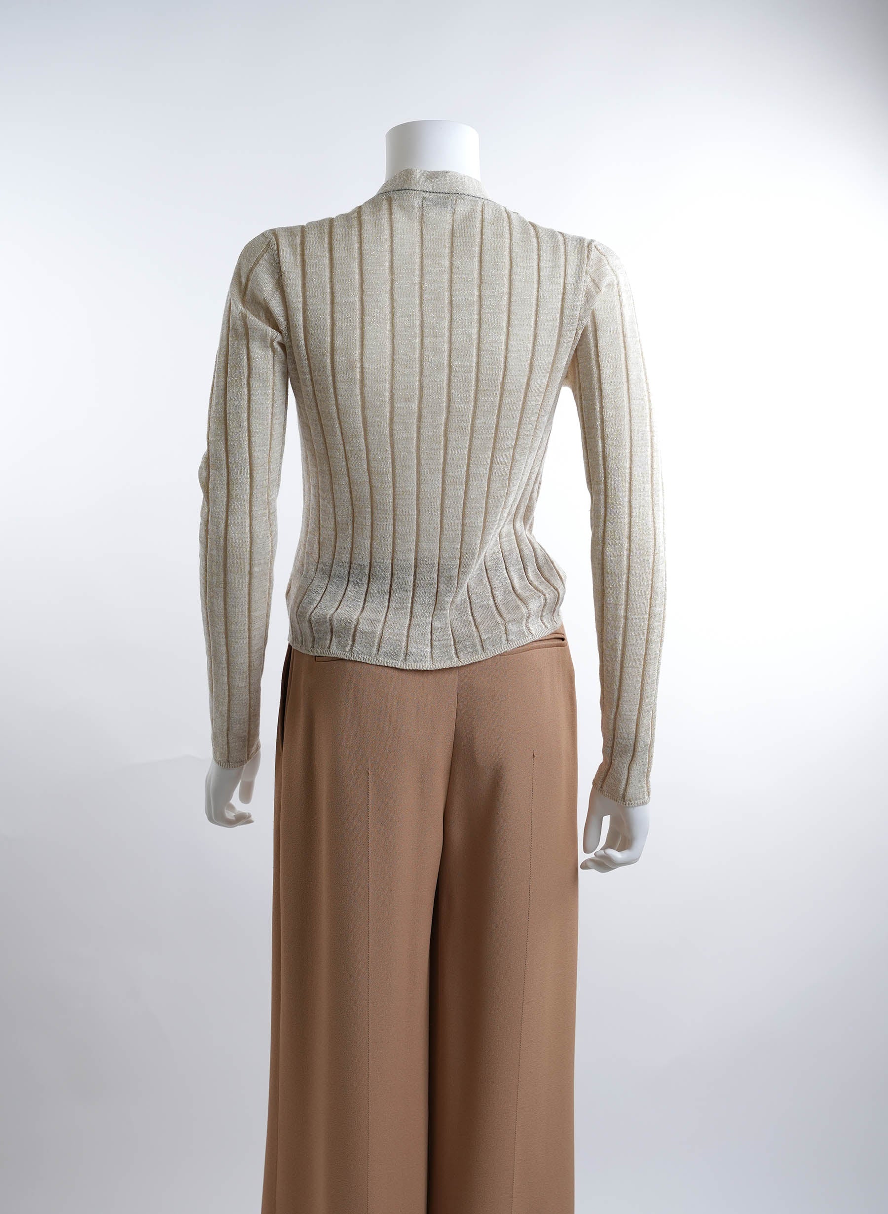 Gilet boutonné à col en V Brunello Cucinelli