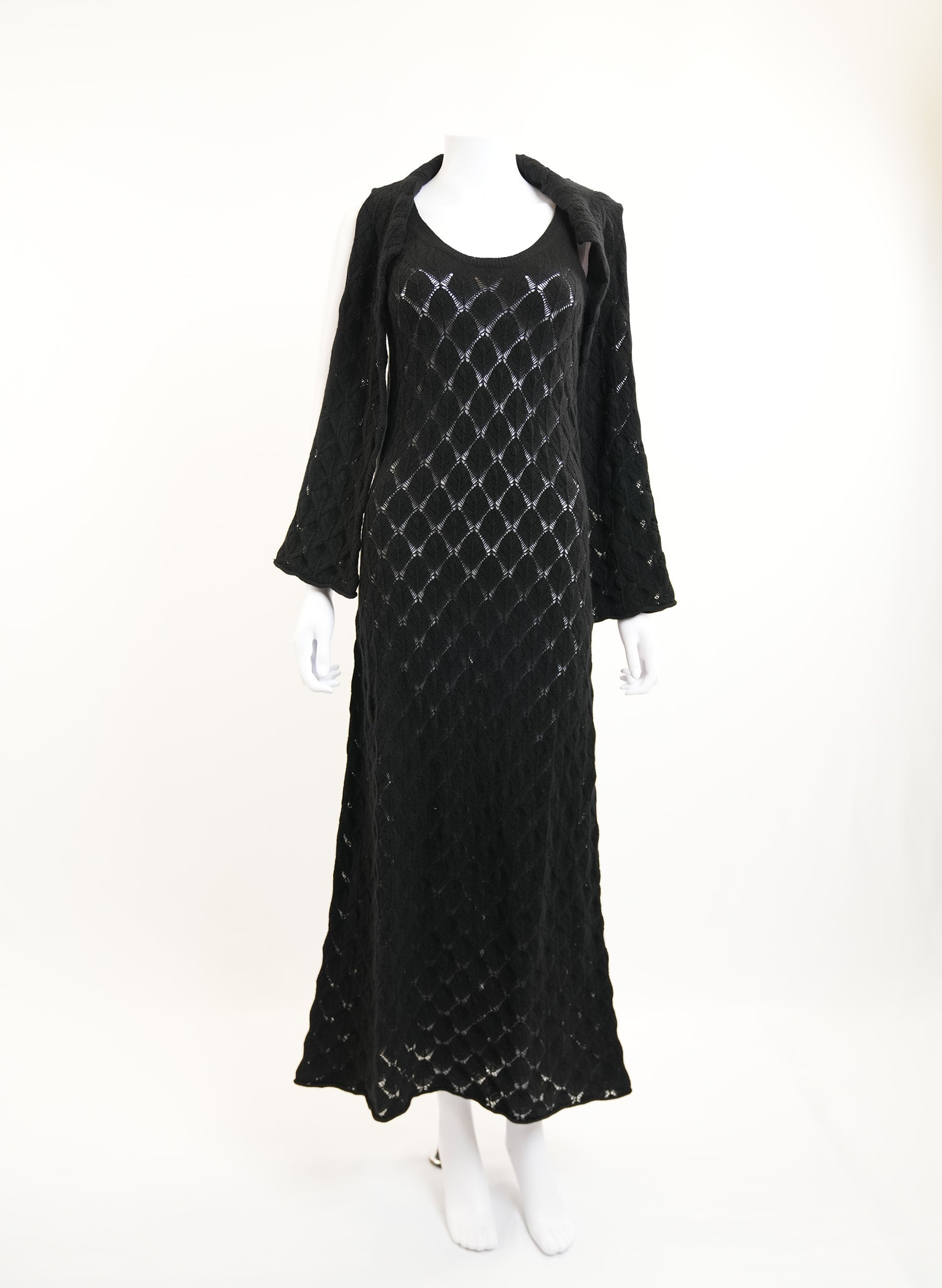 Chloe Cashmere Wool Two Piece Dress