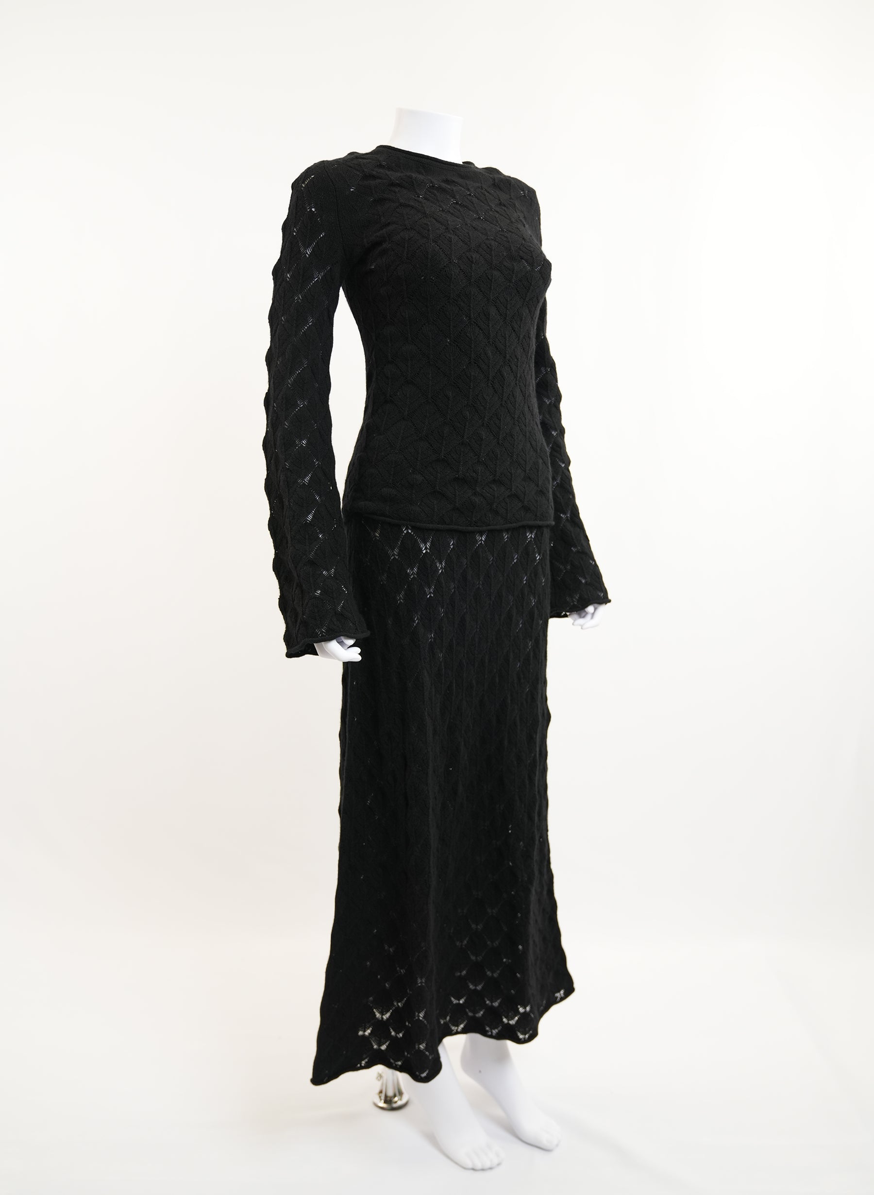 Chloe Cashmere Wool Two Piece Dress