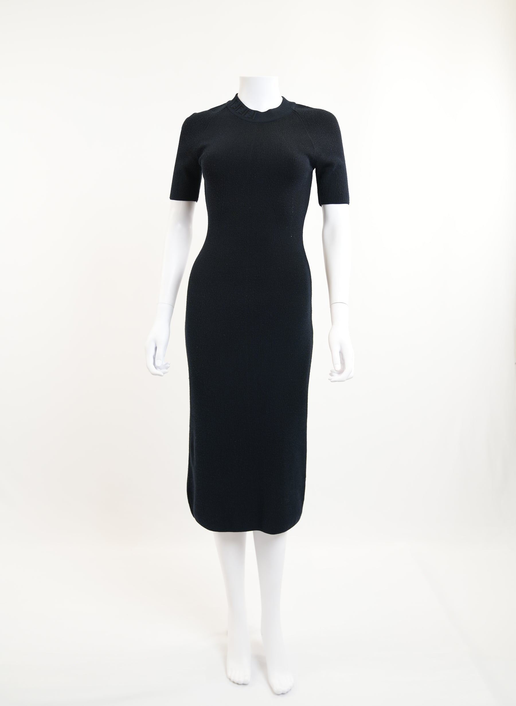 Fendi Navy Sweater Dress