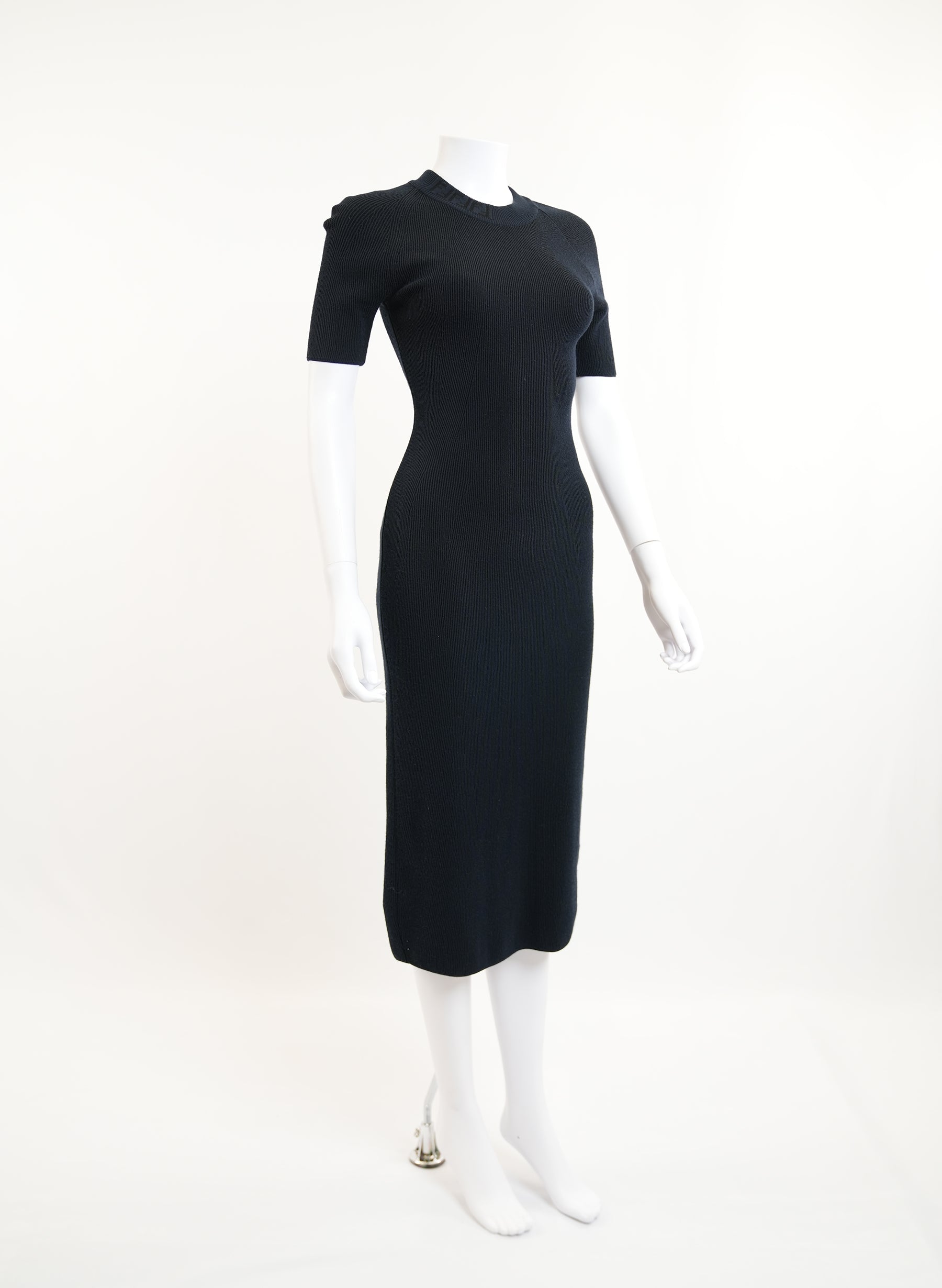 Fendi Navy Sweater Dress