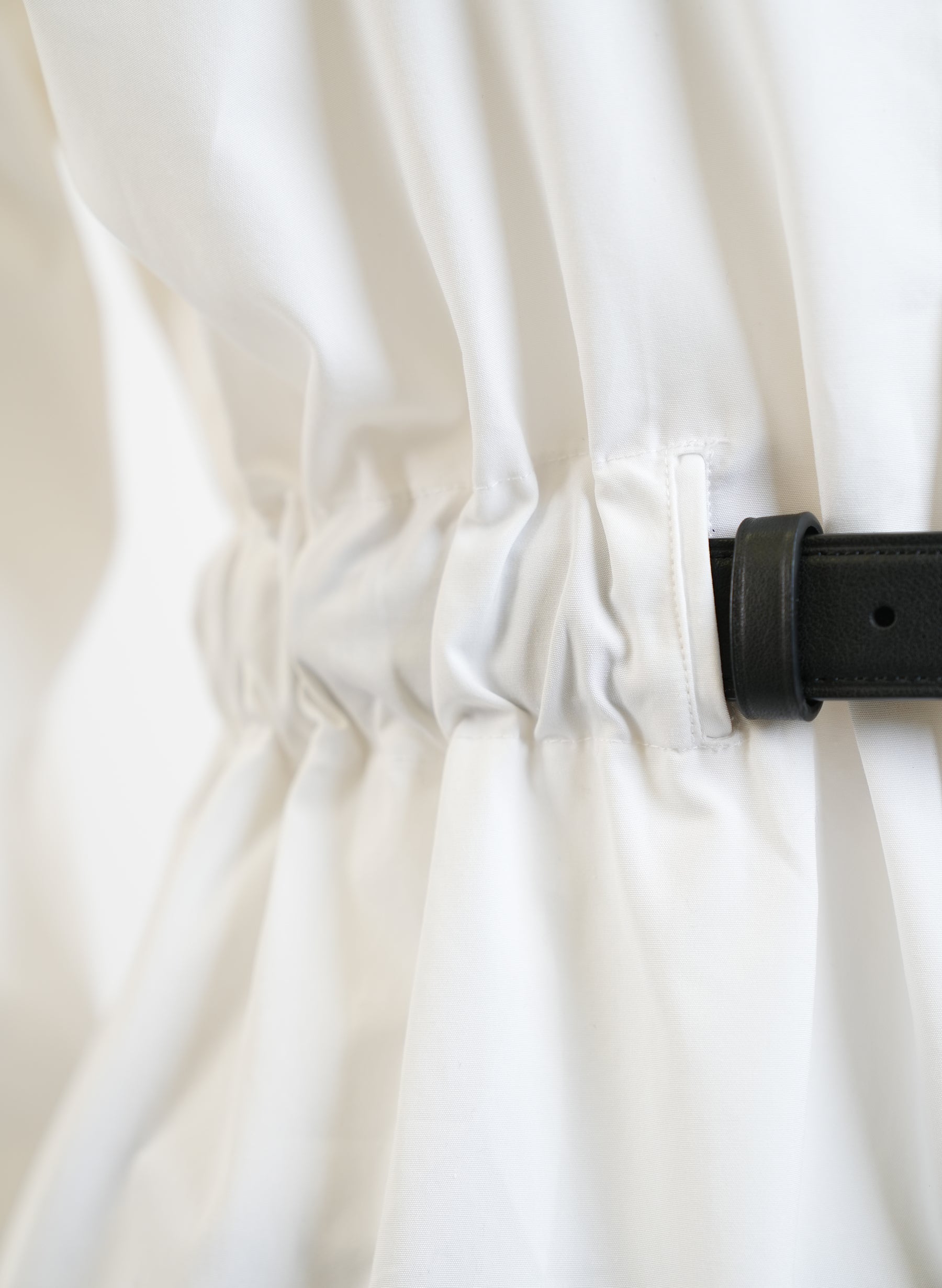 Chemise en cuir Alexander Wang à ceinture et boutons