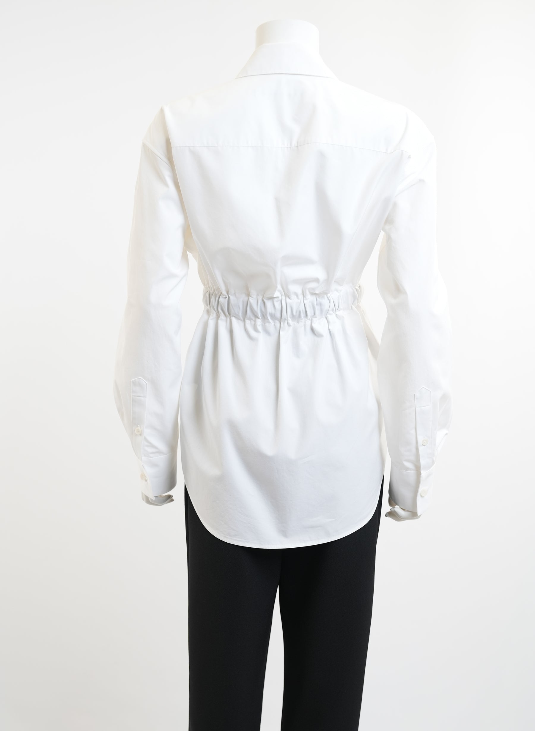 Chemise en cuir Alexander Wang à ceinture et boutons
