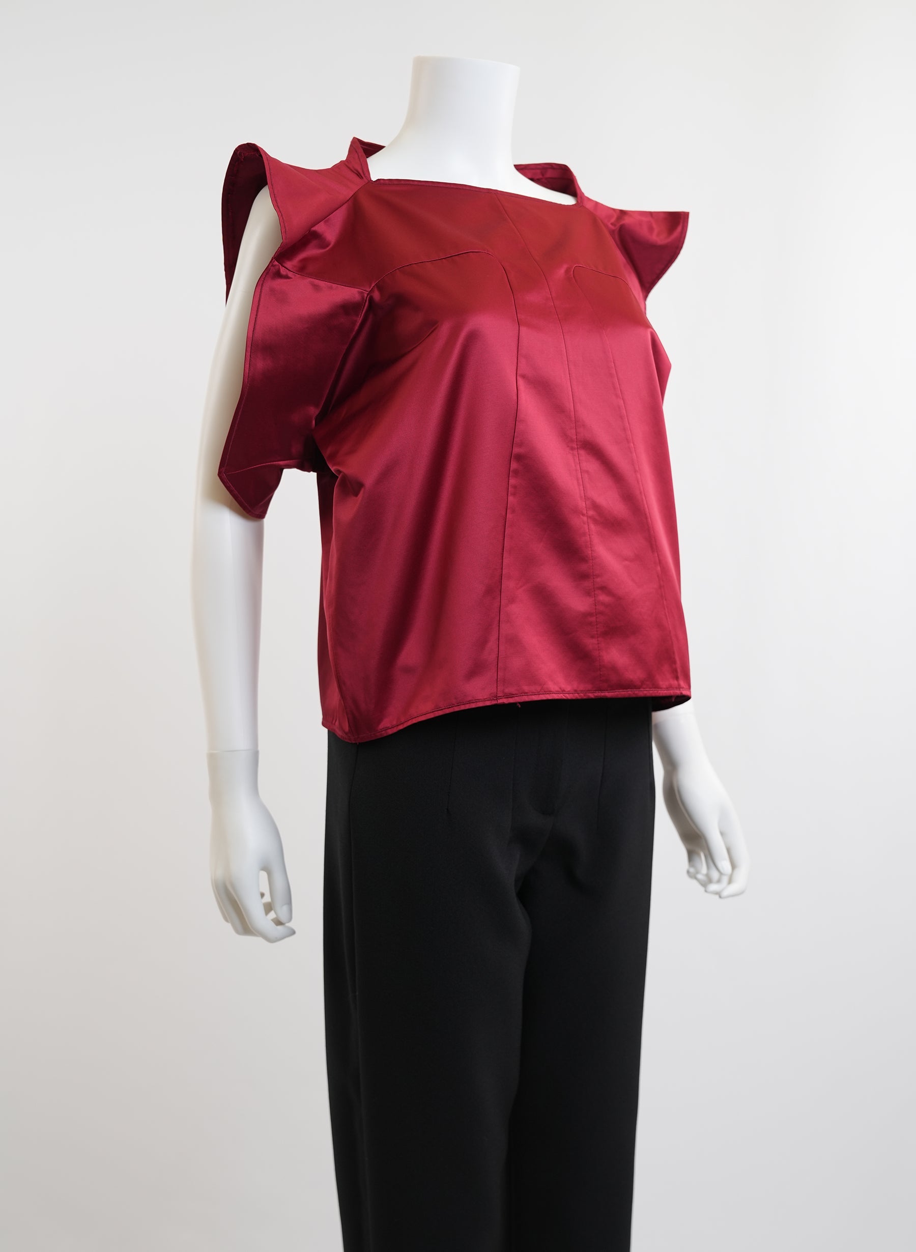 Chemisier rouge Yves Saint Laurent