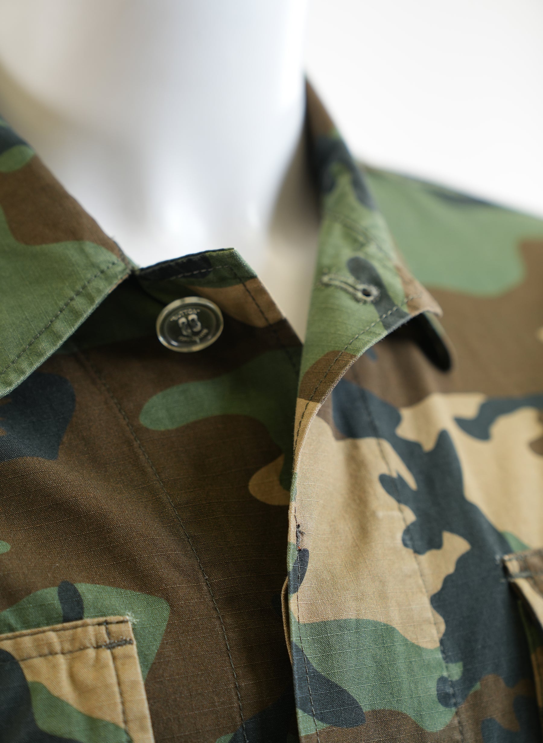 Veste de terrain camouflage blanc cassé