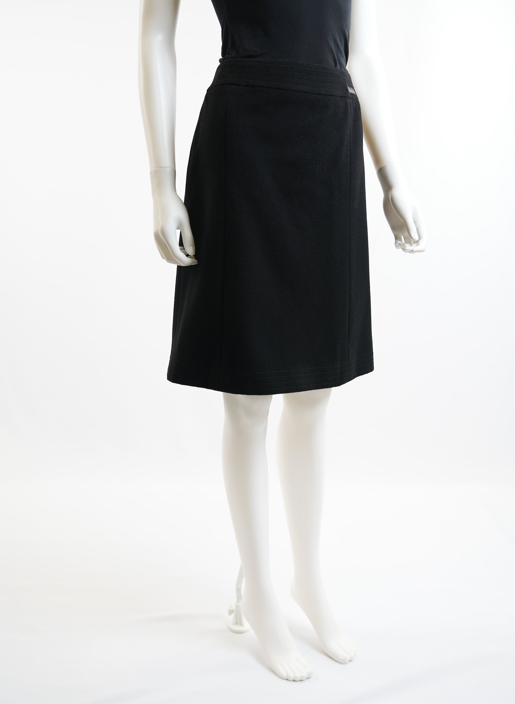 Jupe en laine Chanel