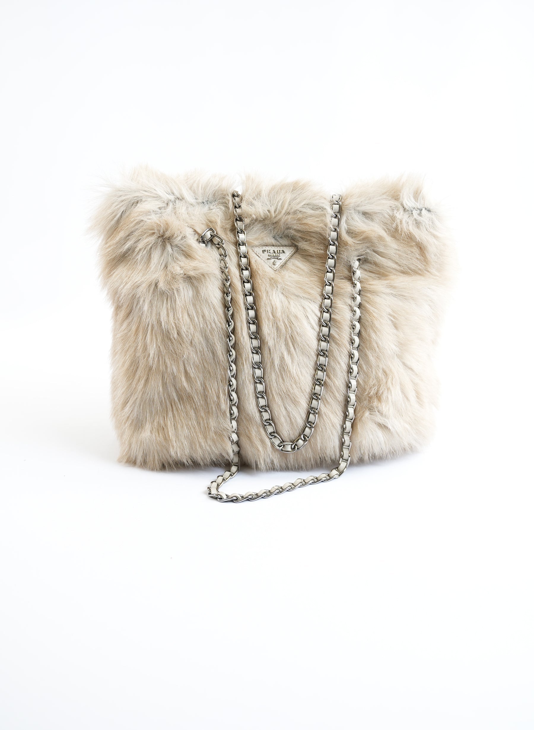 Sac en fourrure vintage Prada