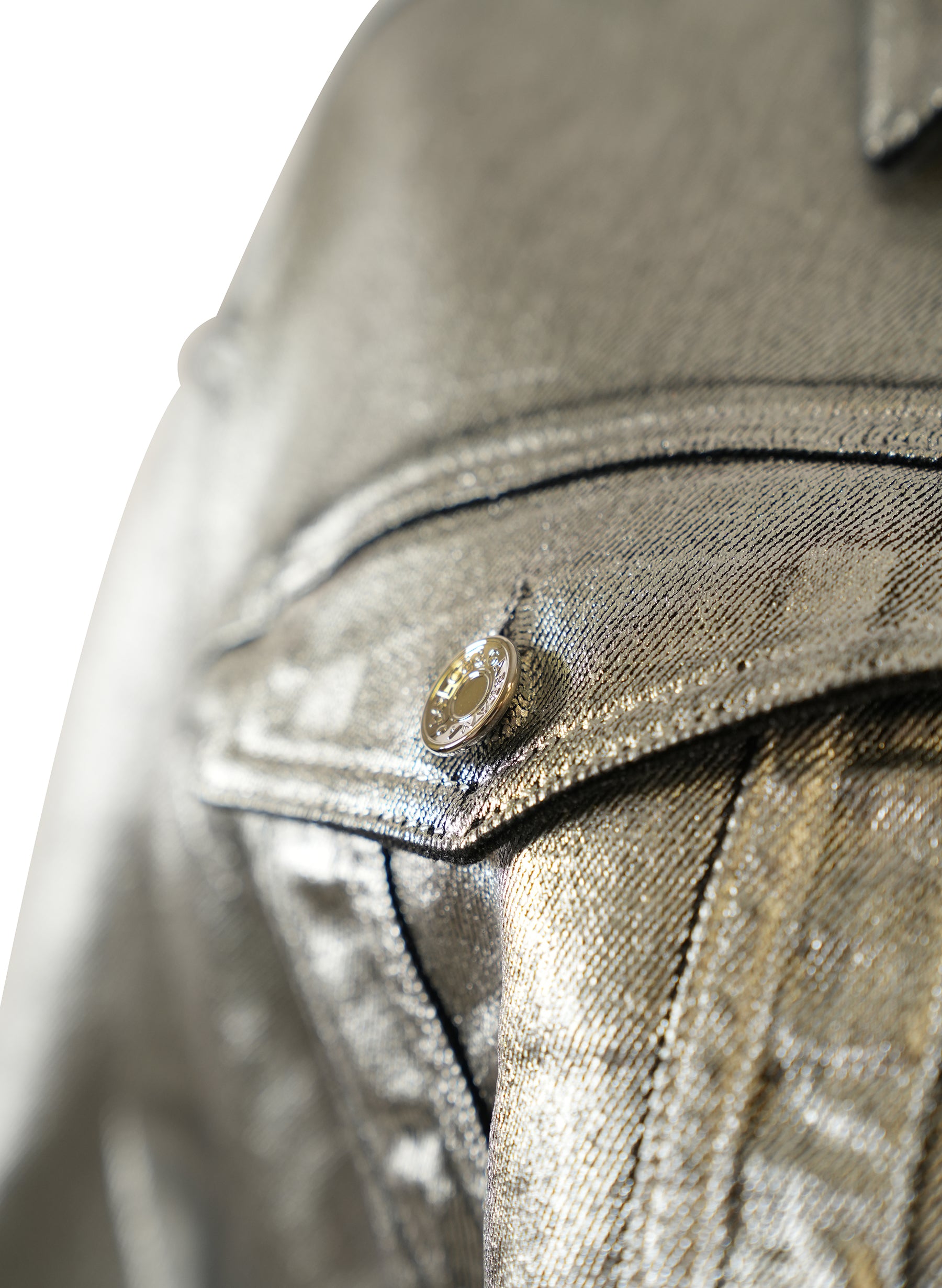 Veste en jean métallisée Dolce & Gabbana