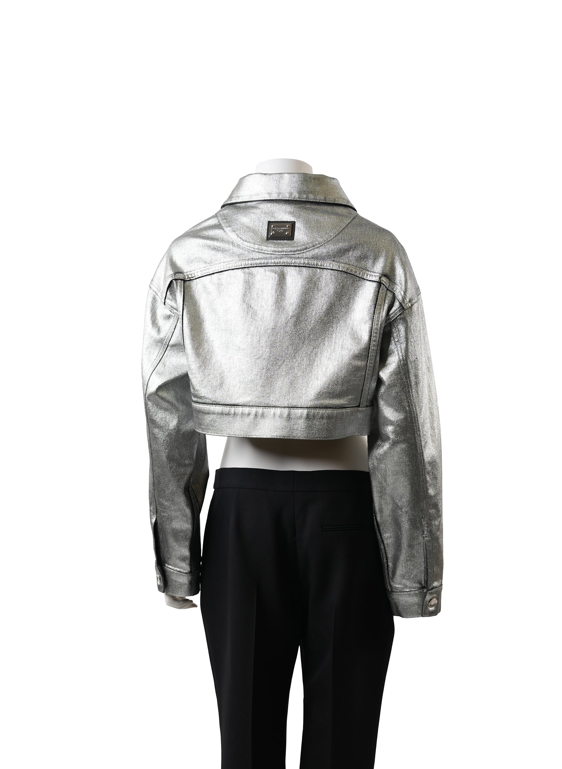 Veste en jean métallisée Dolce & Gabbana