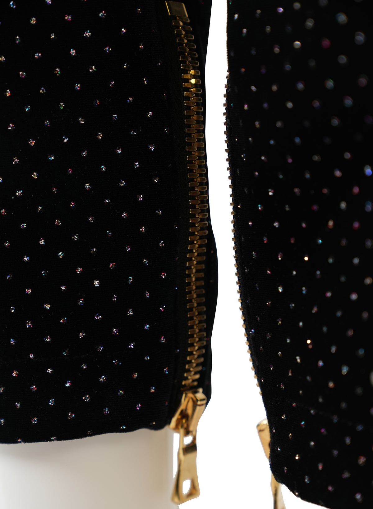 Pantalon en velours noir Balmain