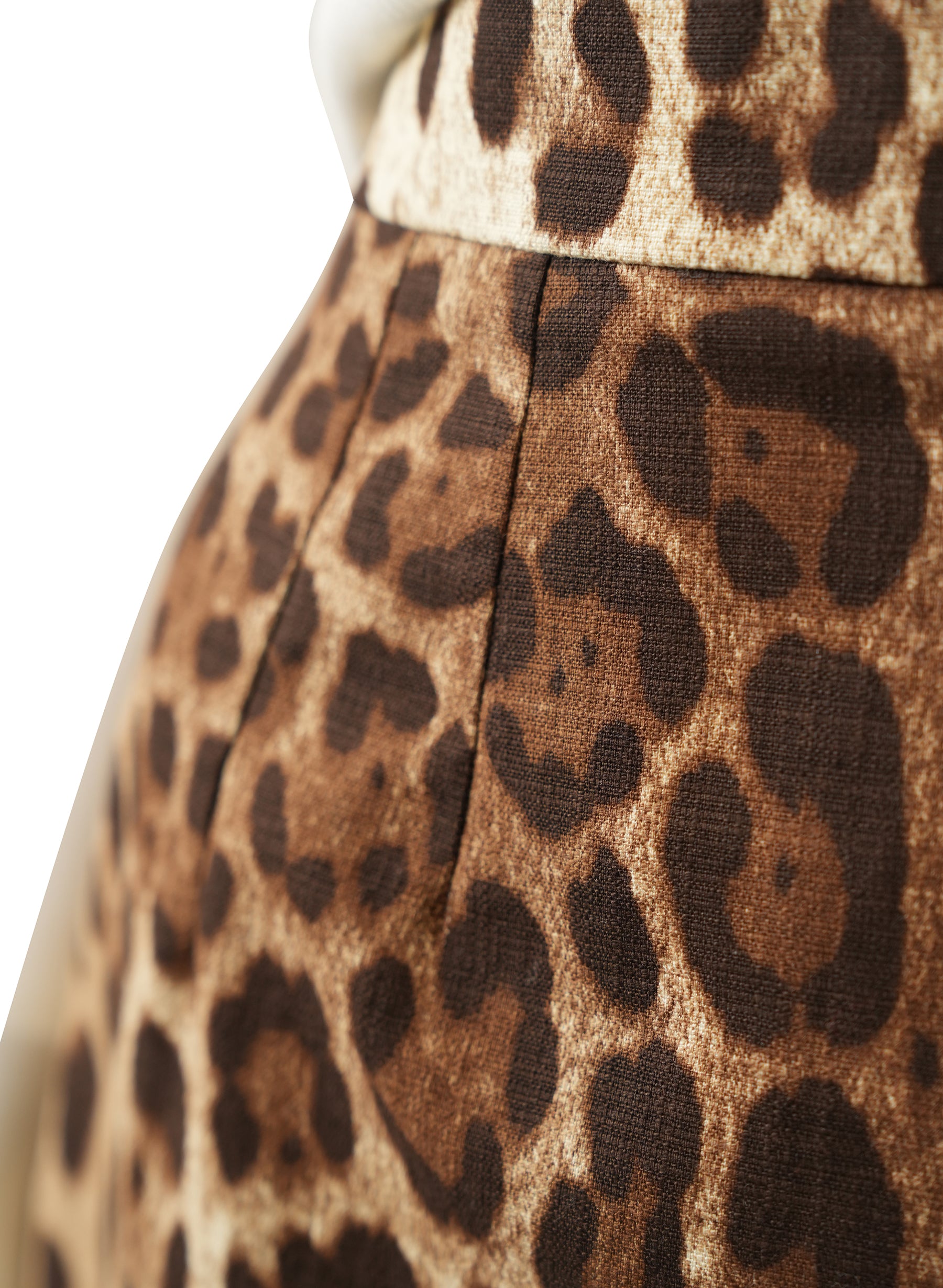 Mini-jupe en crêpe de laine Dolce & Gabbana