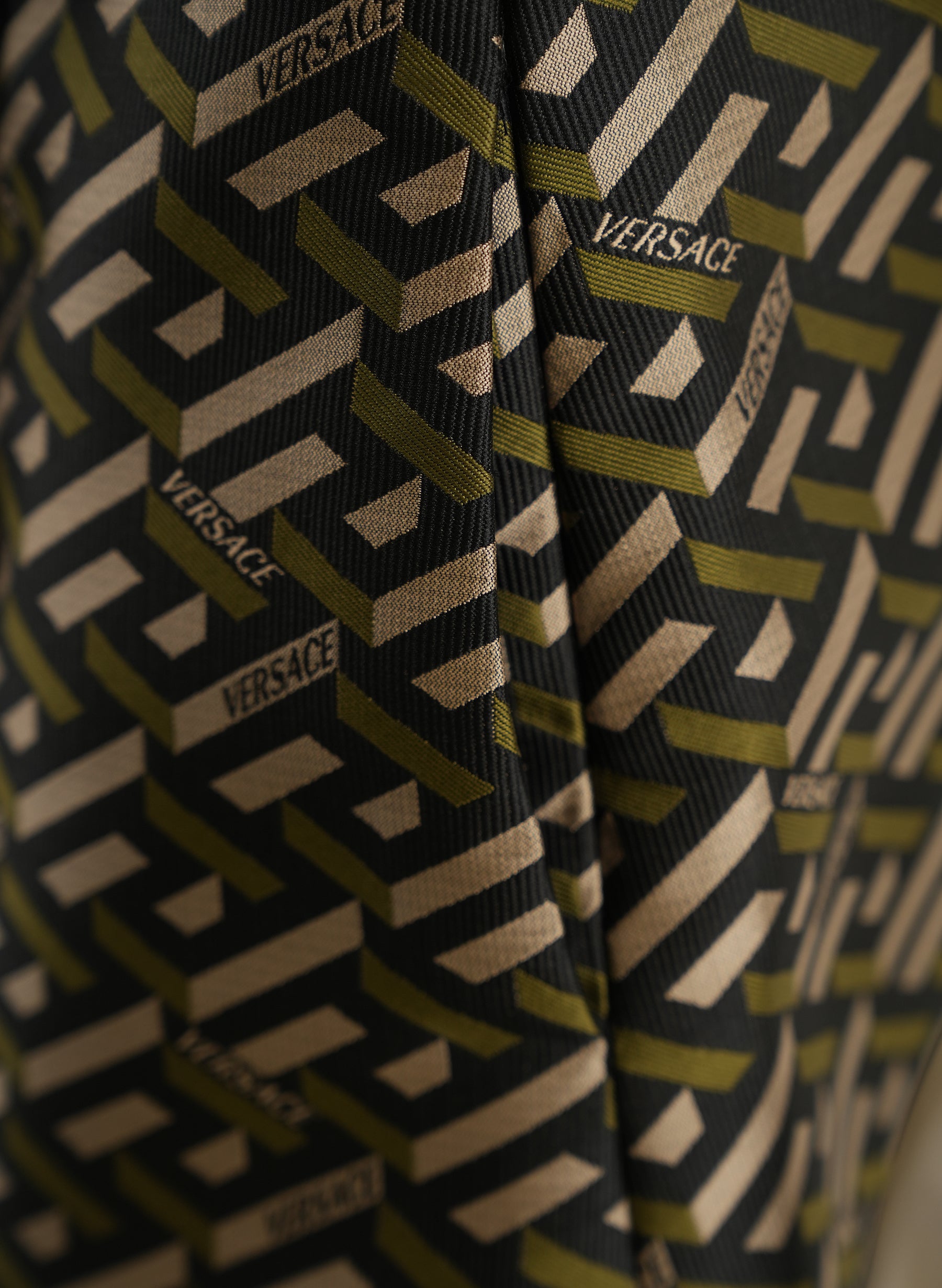 Versace Mini-jupe en jacquard La Greca