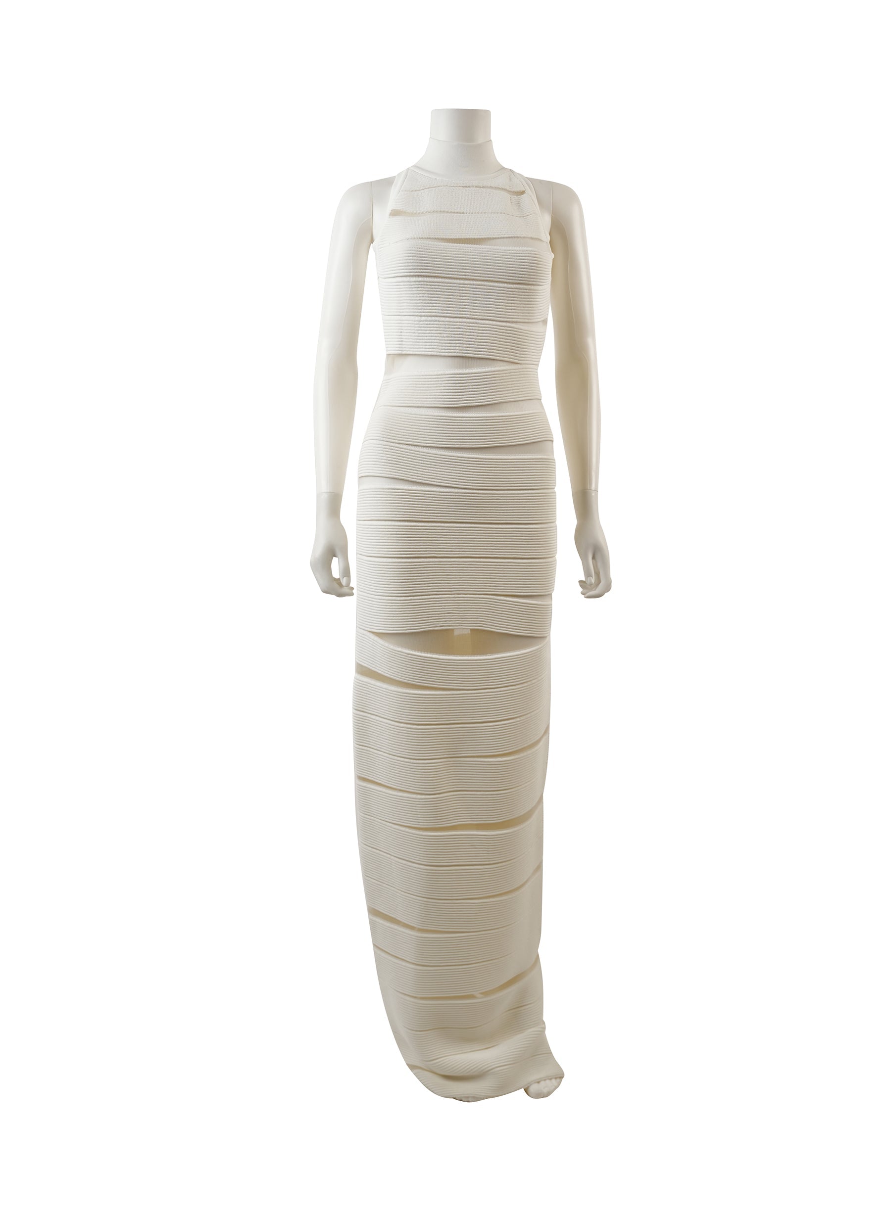 Robe bandage longue Balmain