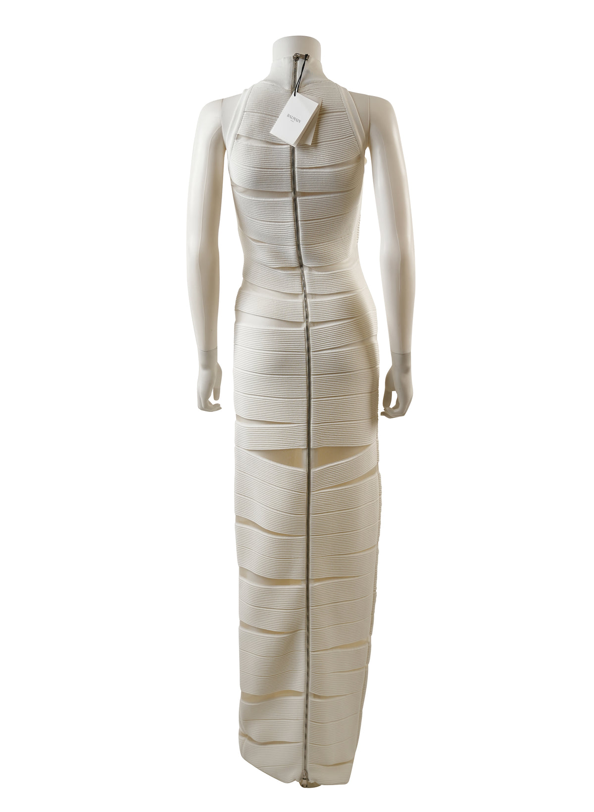 Robe bandage longue Balmain