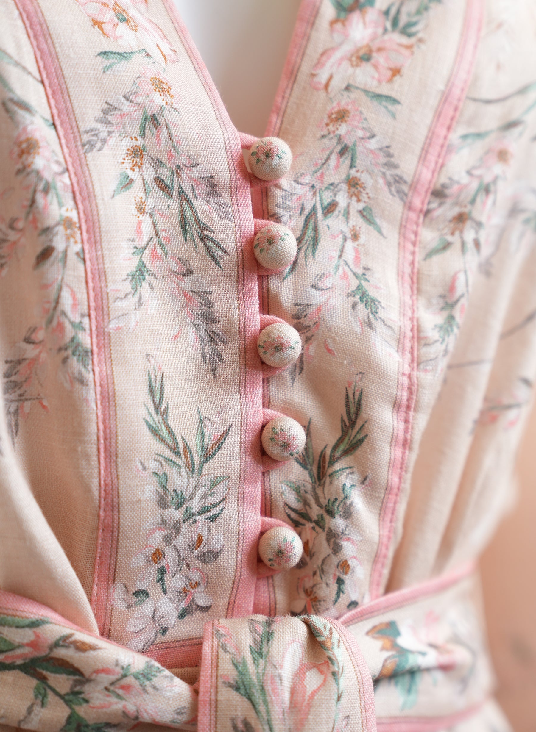 Zimmermann Moonshine Linen Belted Dress