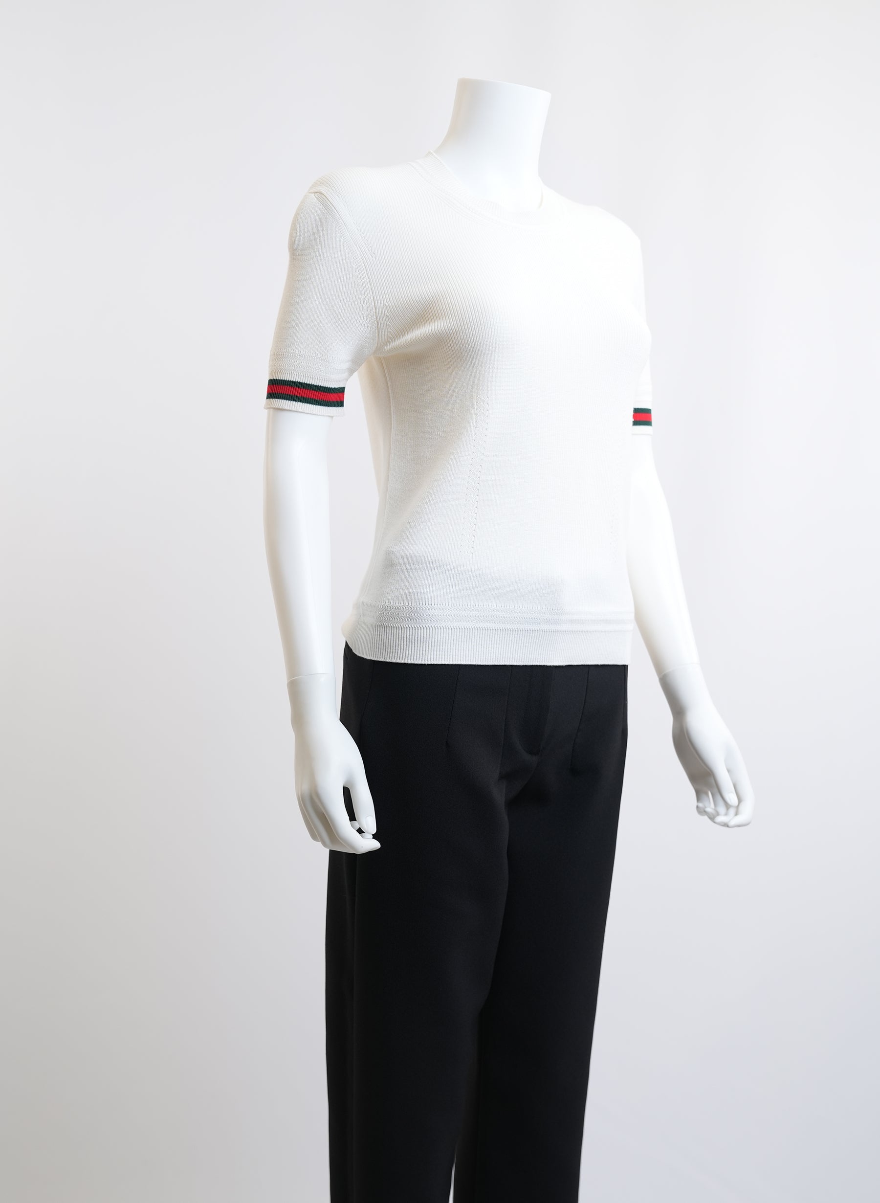 Pull Gucci en laine à manches courtes