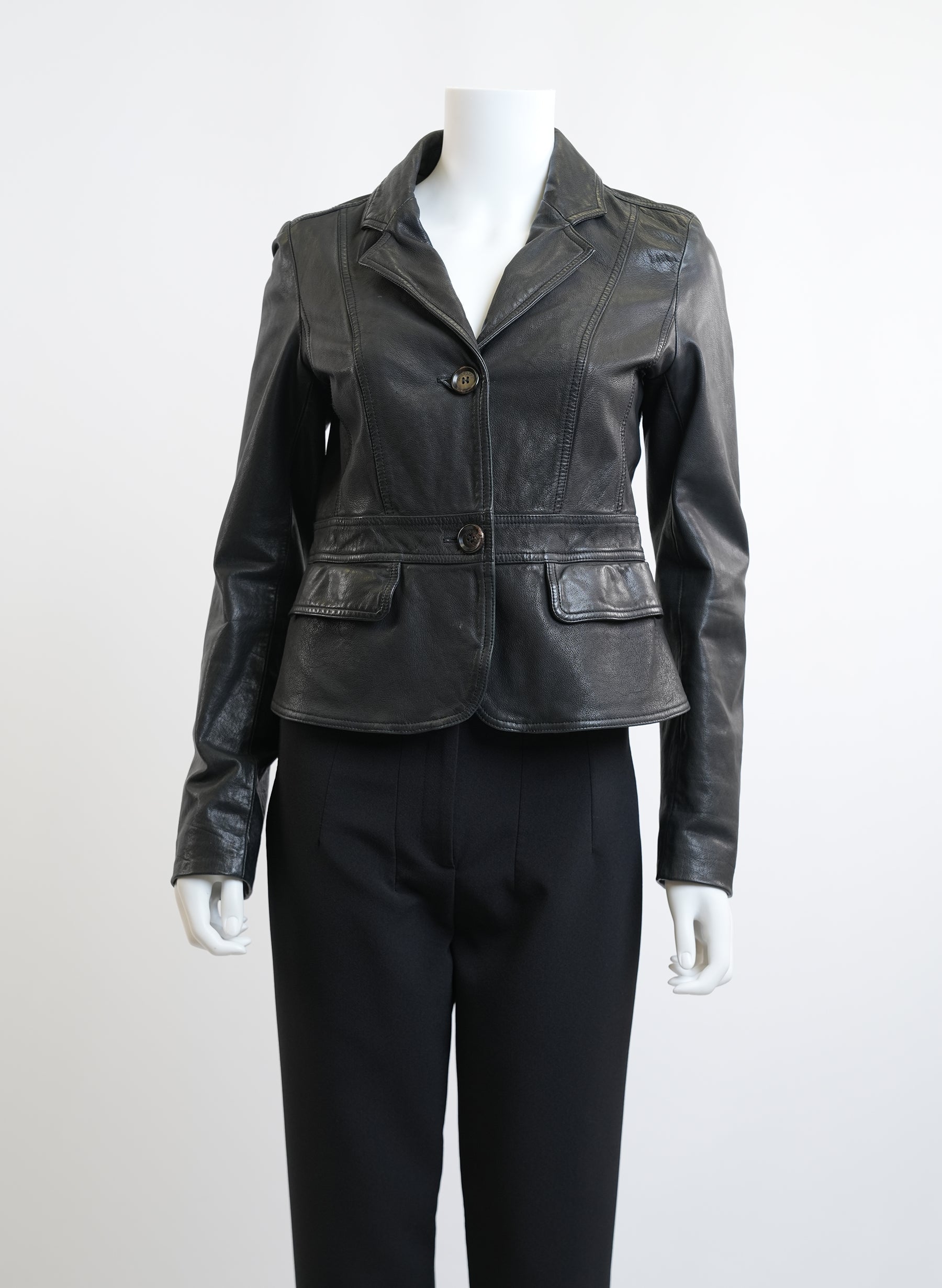 Veste en cuir Burberry