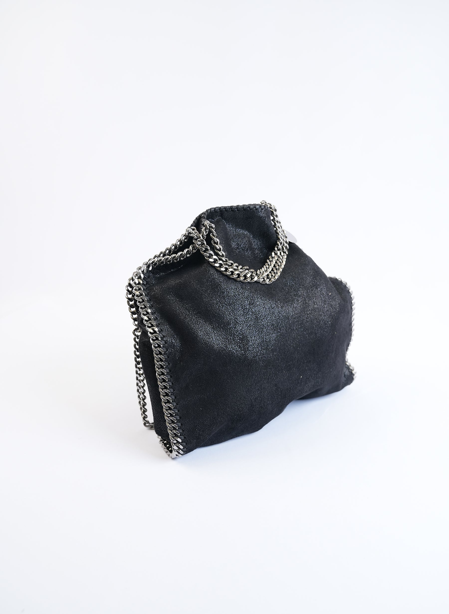 Stella McCartney Falabella Brushed Leather Shoulder Bag