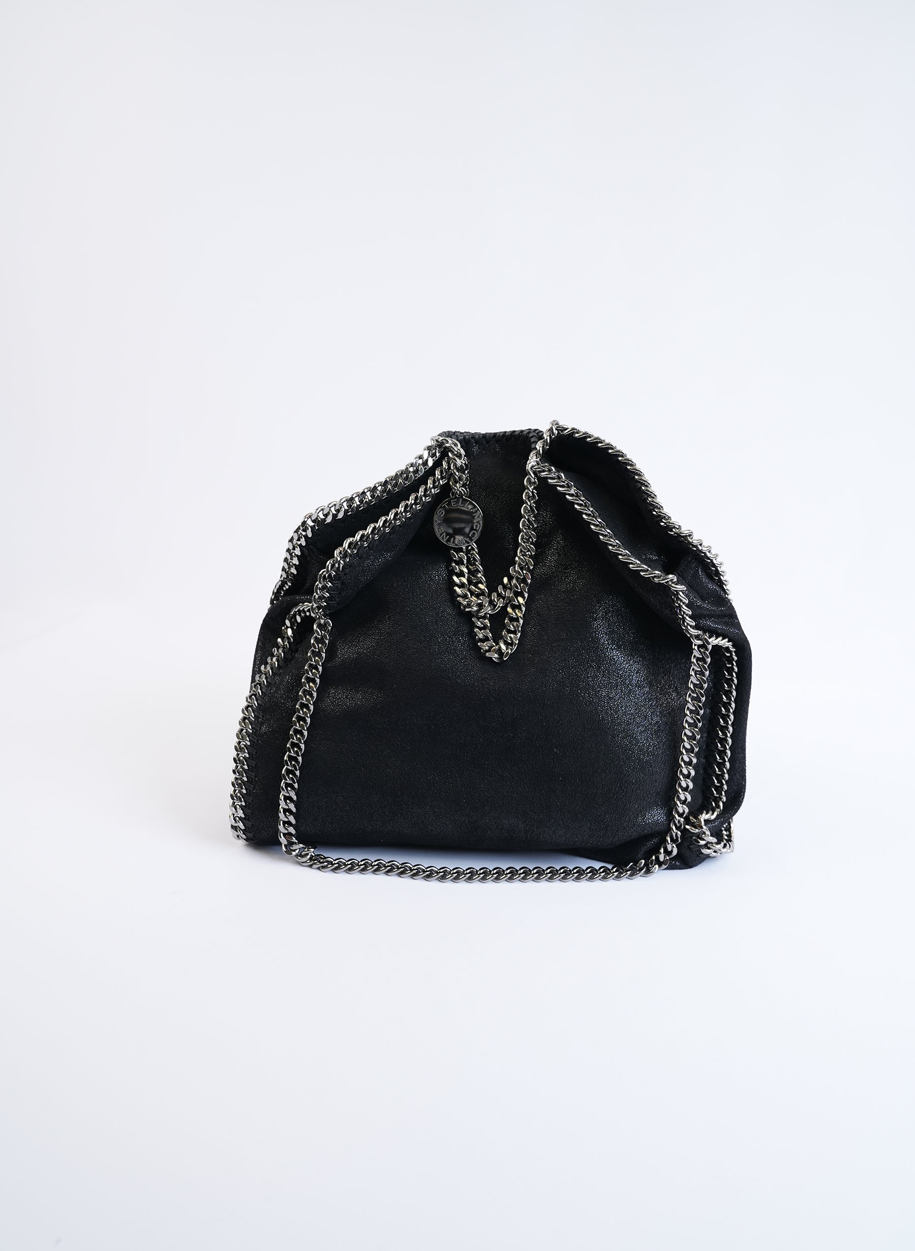 Stella McCartney Falabella Brushed Leather Shoulder Bag