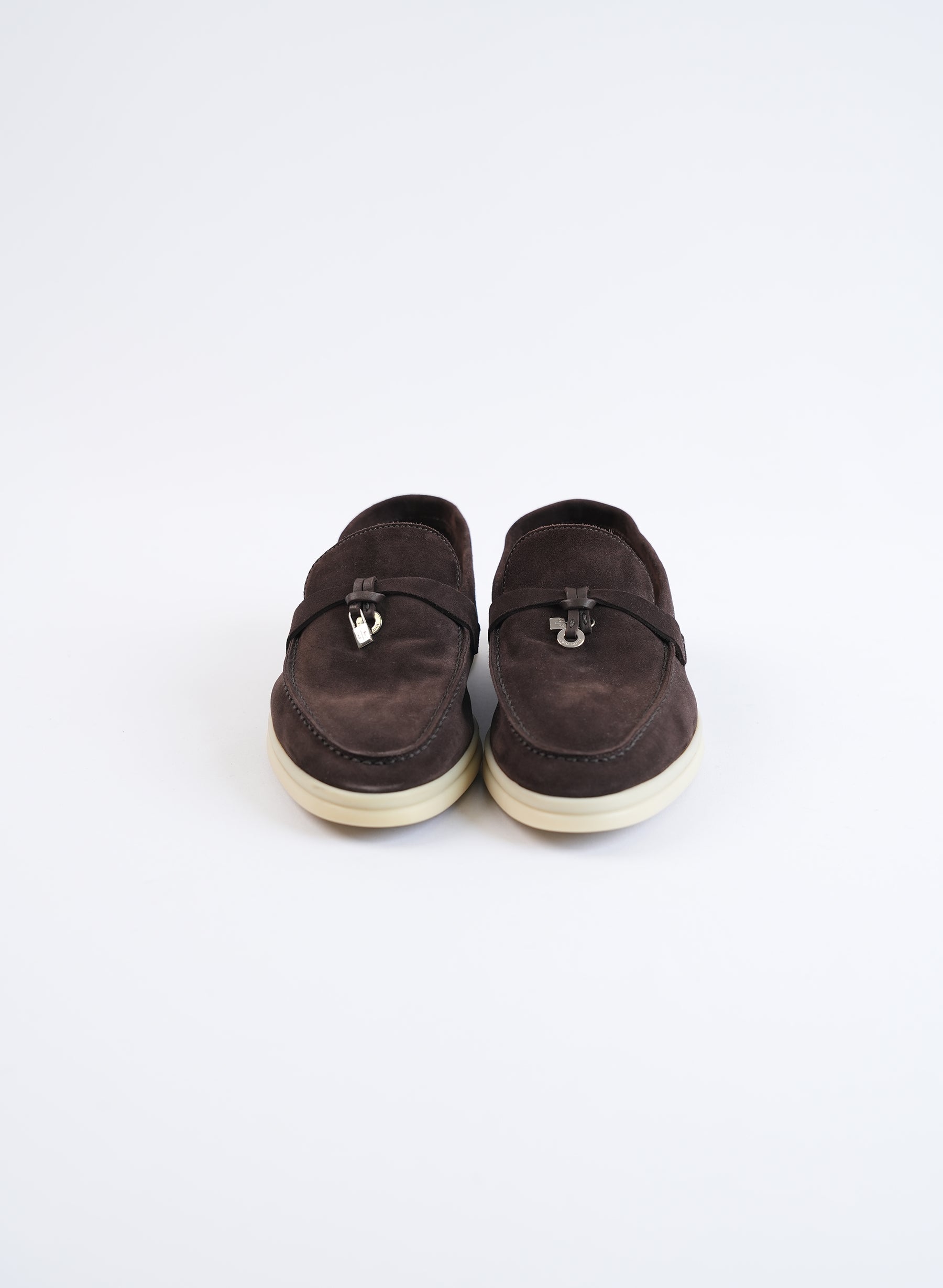 Mocassins Loro Piana Brown Summer Charm Walk