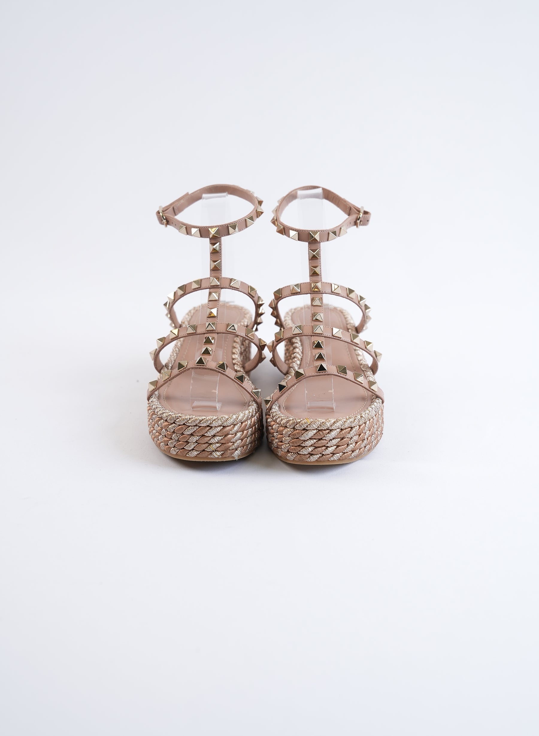 Sandales compensées Valentino Rockstud