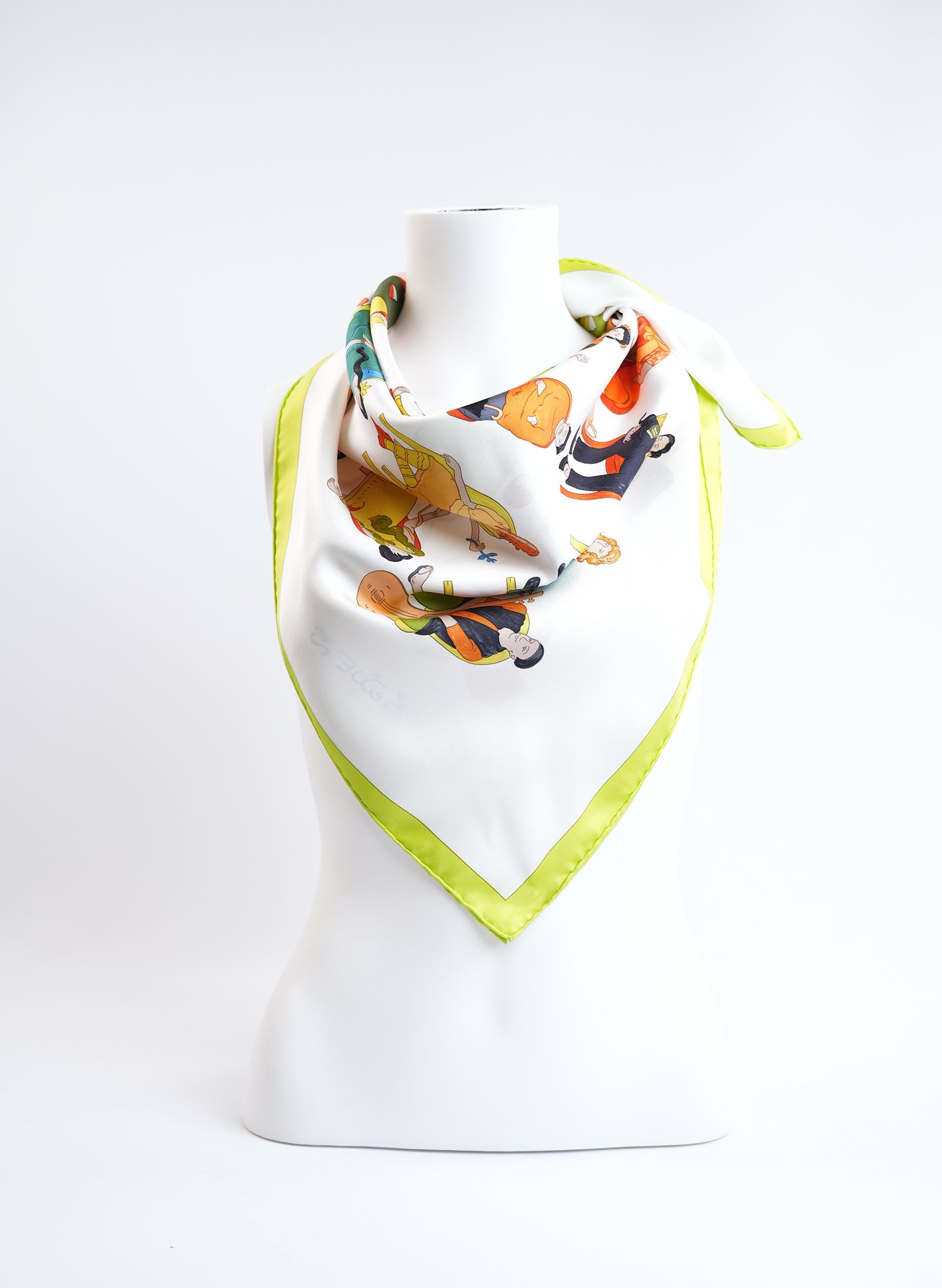Foulard en soie Hermès Colour Masala 90 cm