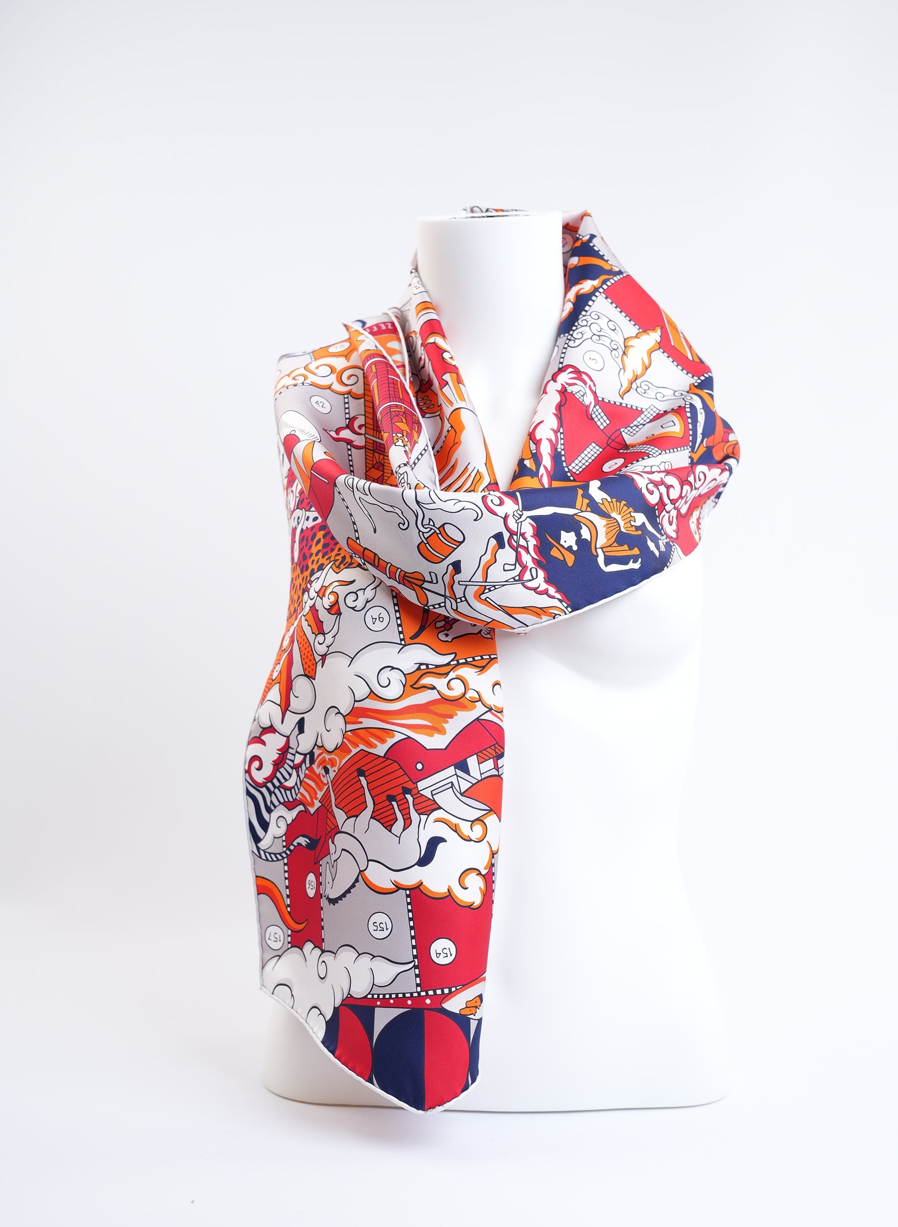 Foulard en soie Hermès