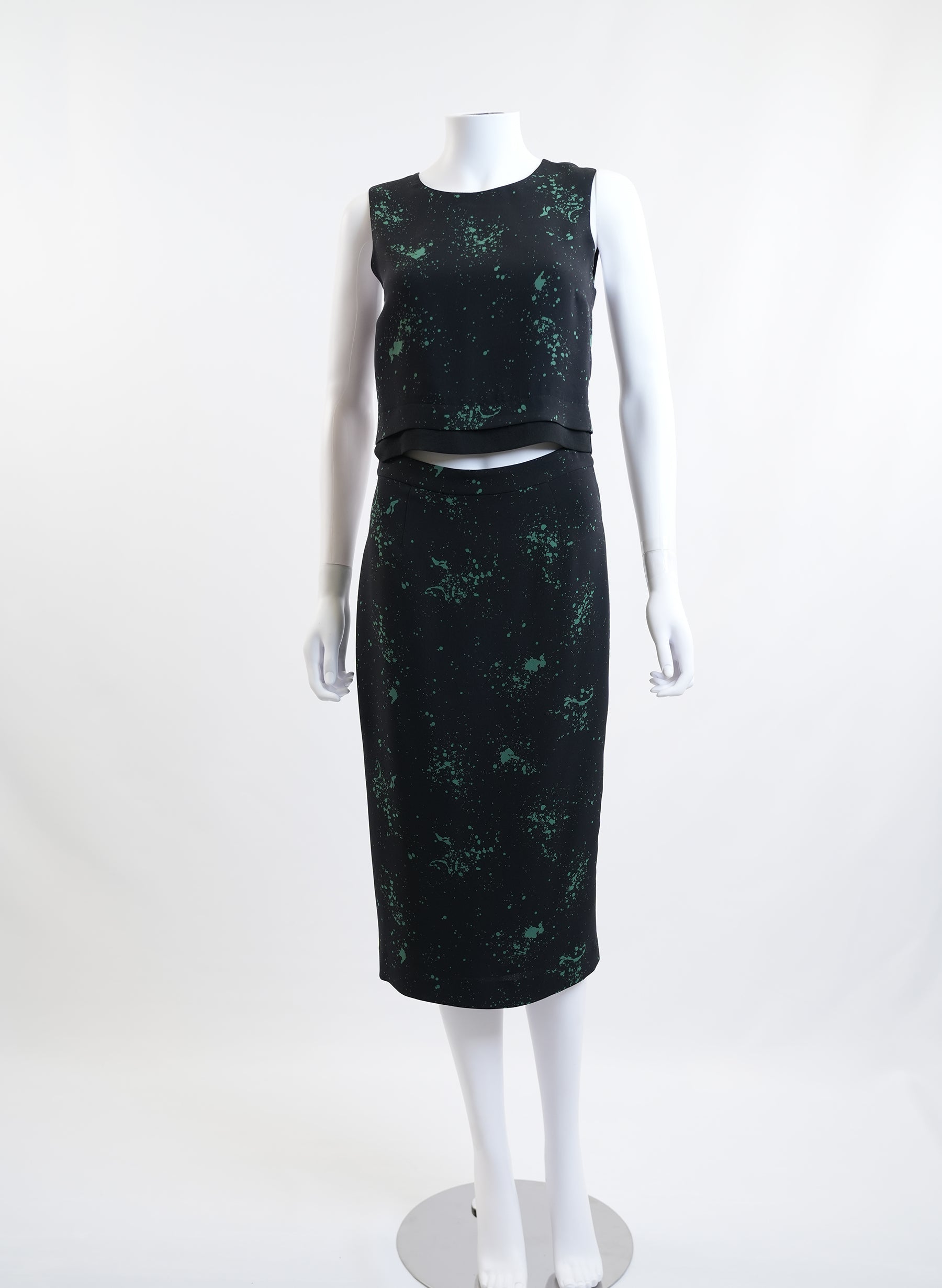 Ensemble jupe deux pièces ALC Splatter Neon