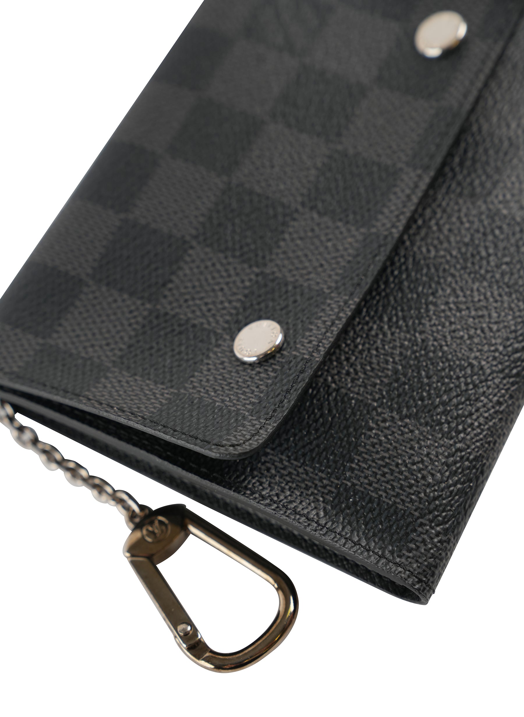 Portefeuille modulable compact Louis Vuitton Damier Graphite