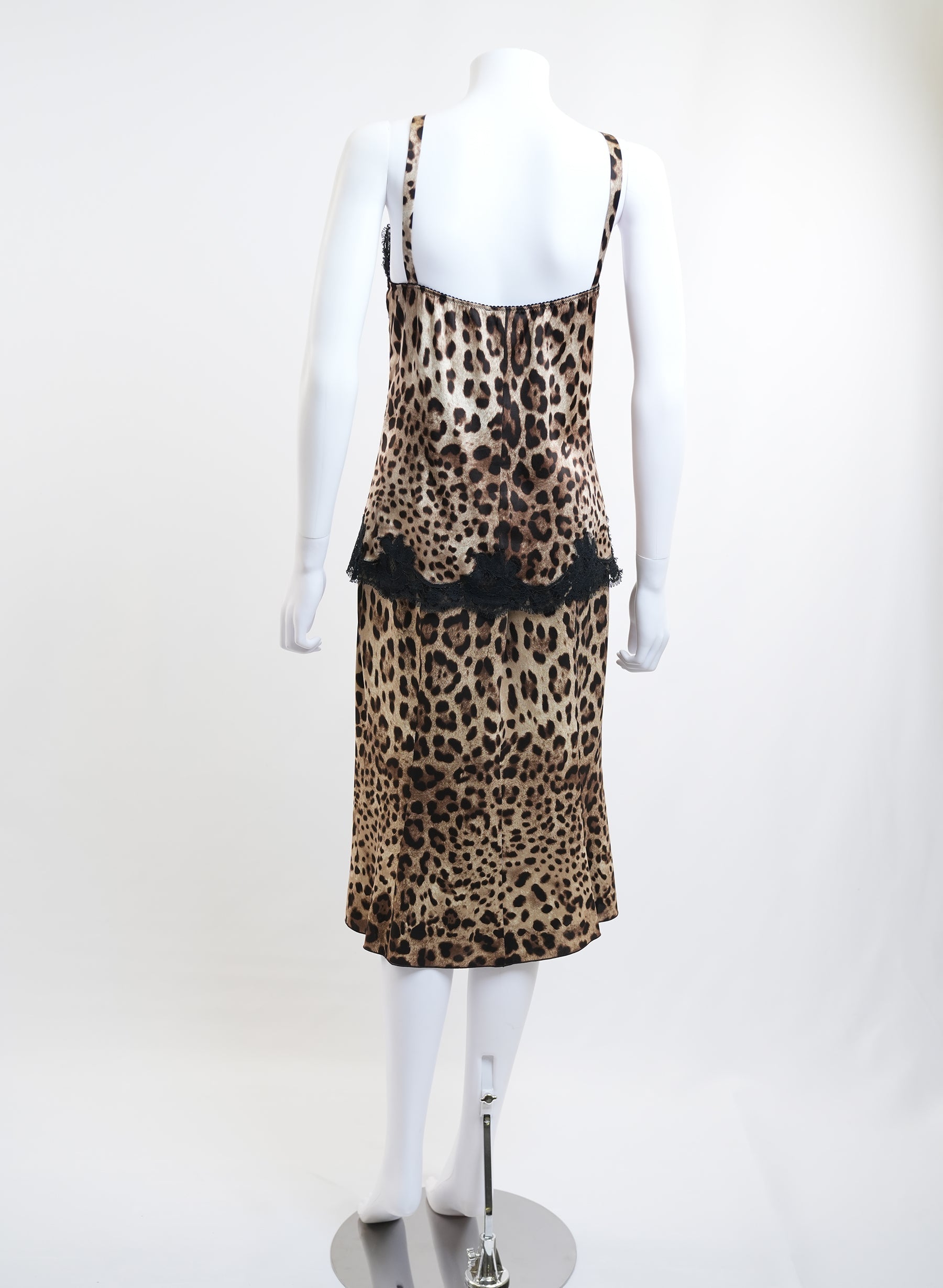 Débardeur et jupe Dolce & Gabbana à imprimé dentelle