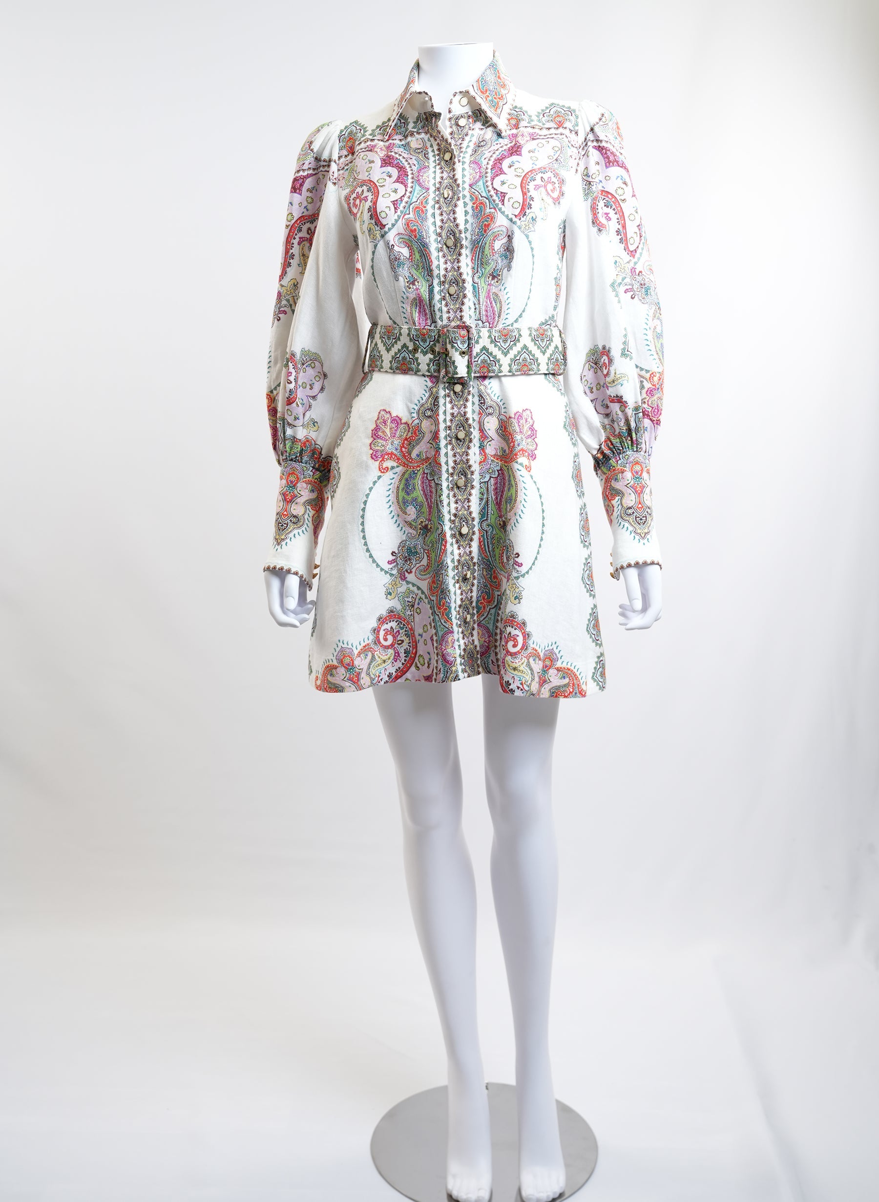 Zimmermann Paisley Print Mini Dress