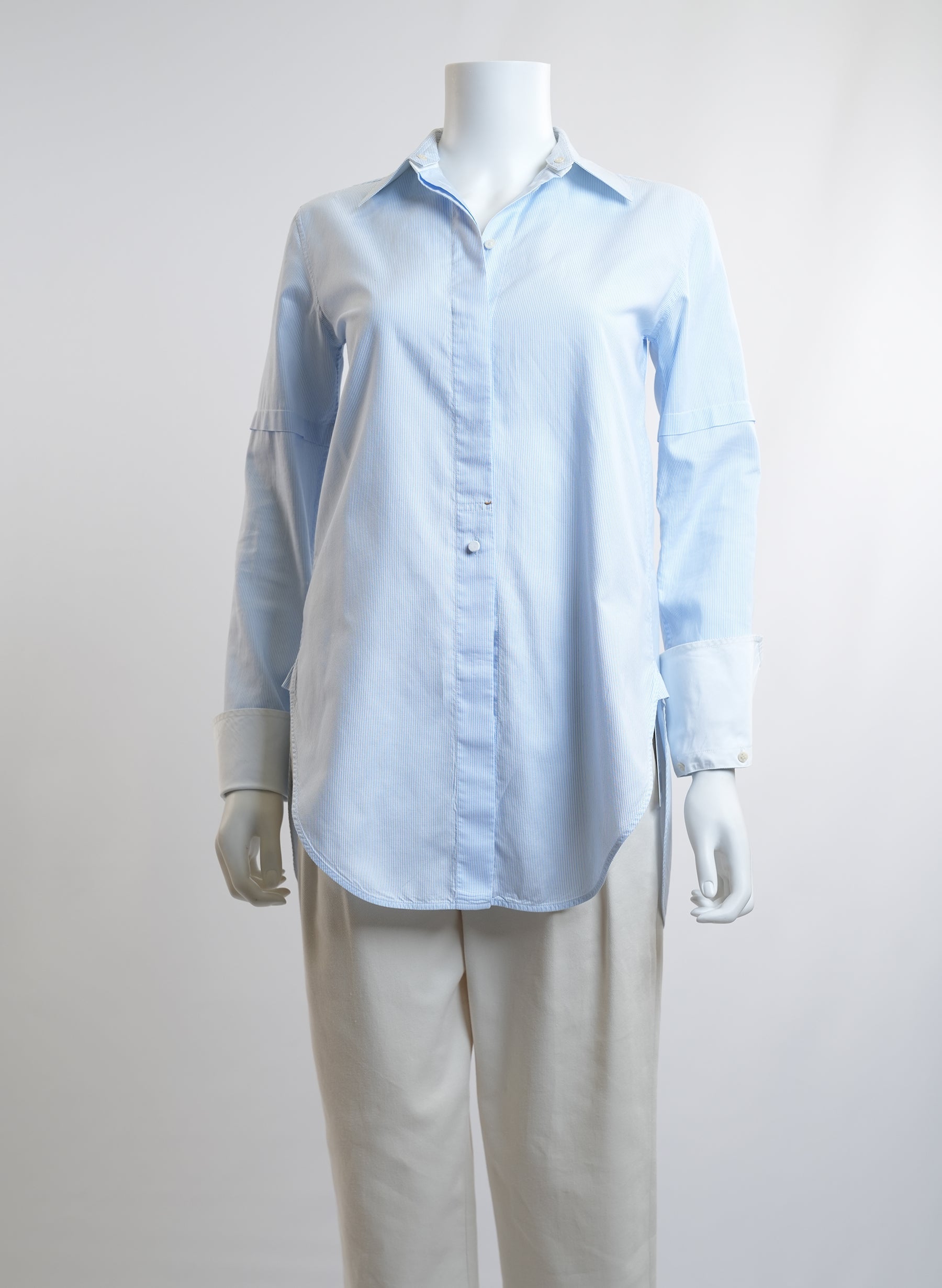 Chemise bleue à boutons Helmut Lang