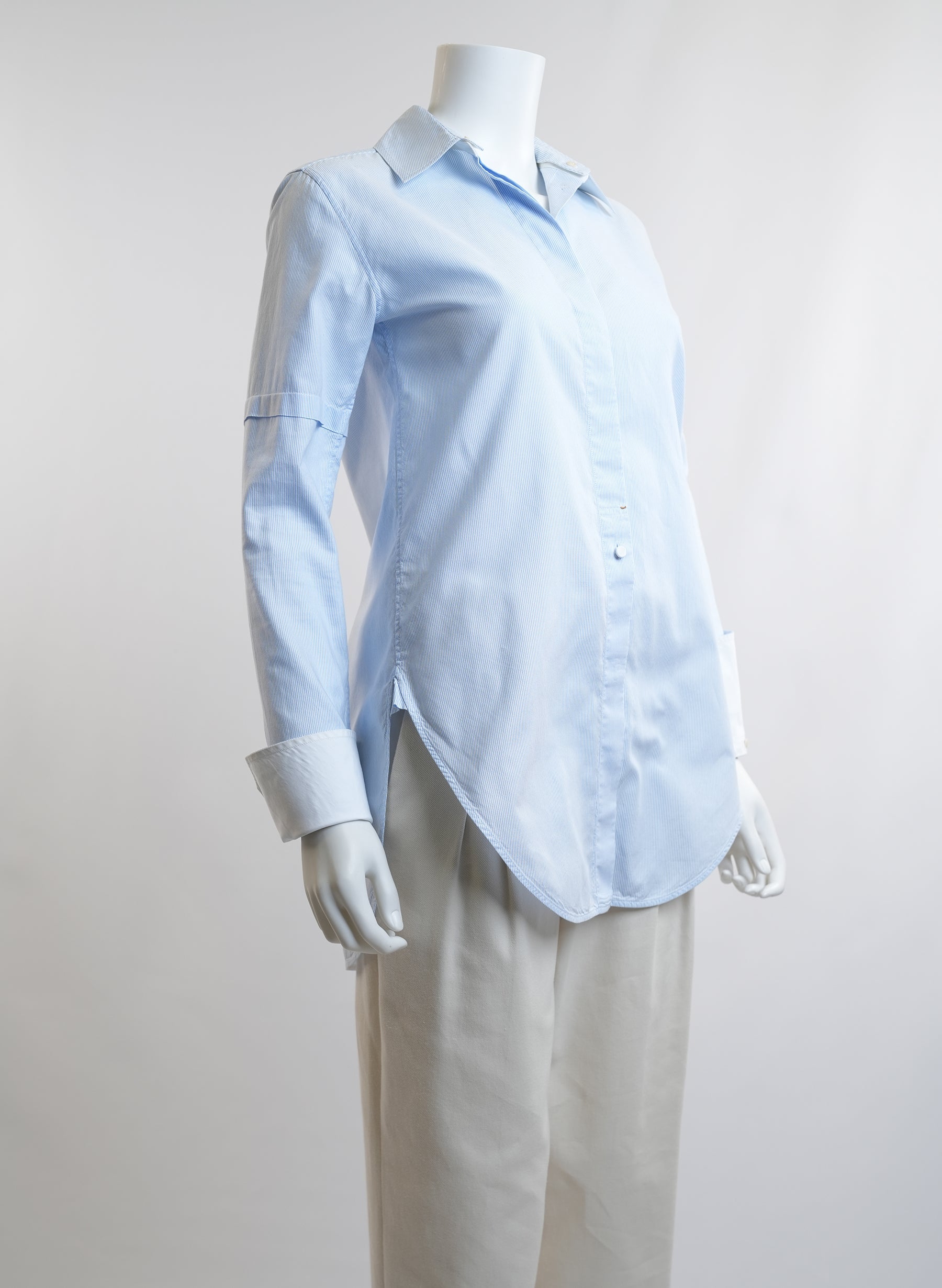 Chemise bleue à boutons Helmut Lang