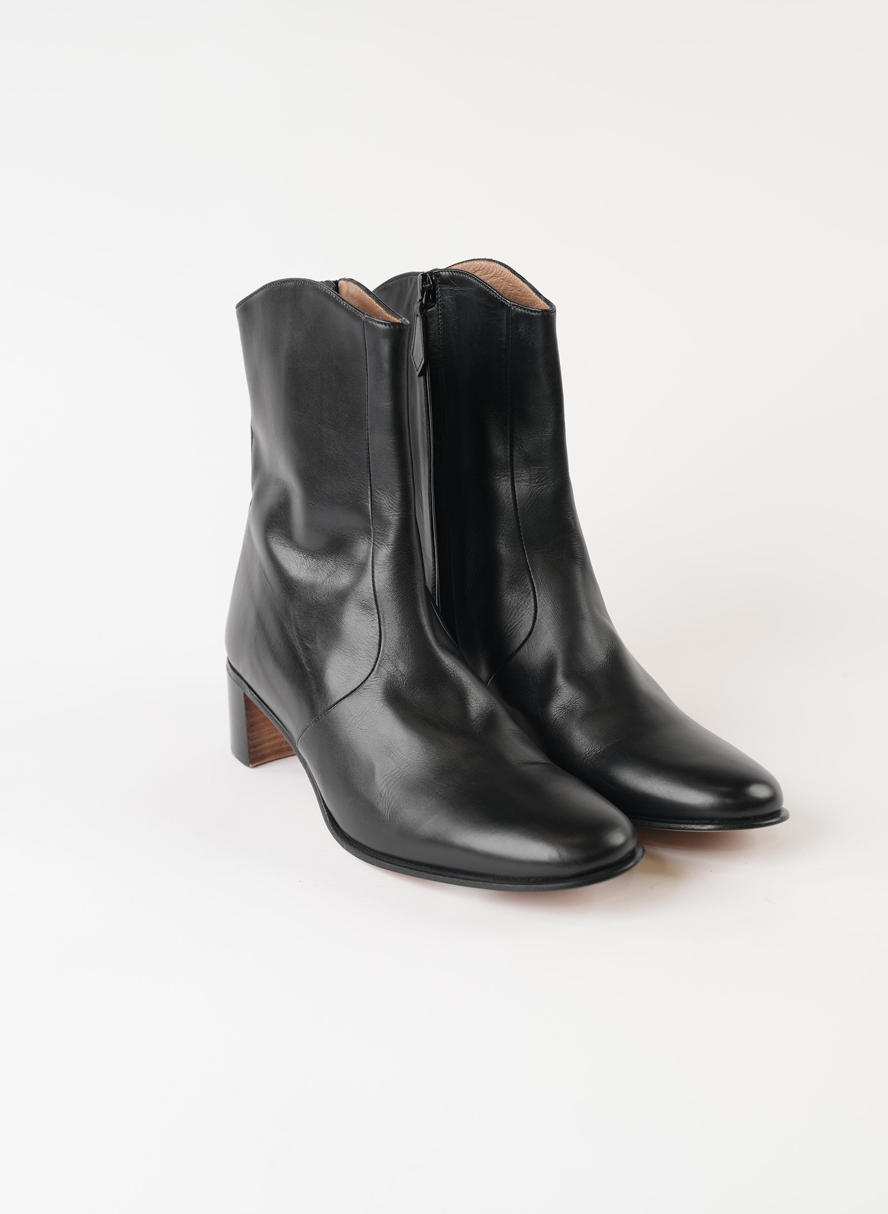 Bottes western en cuir Hermès