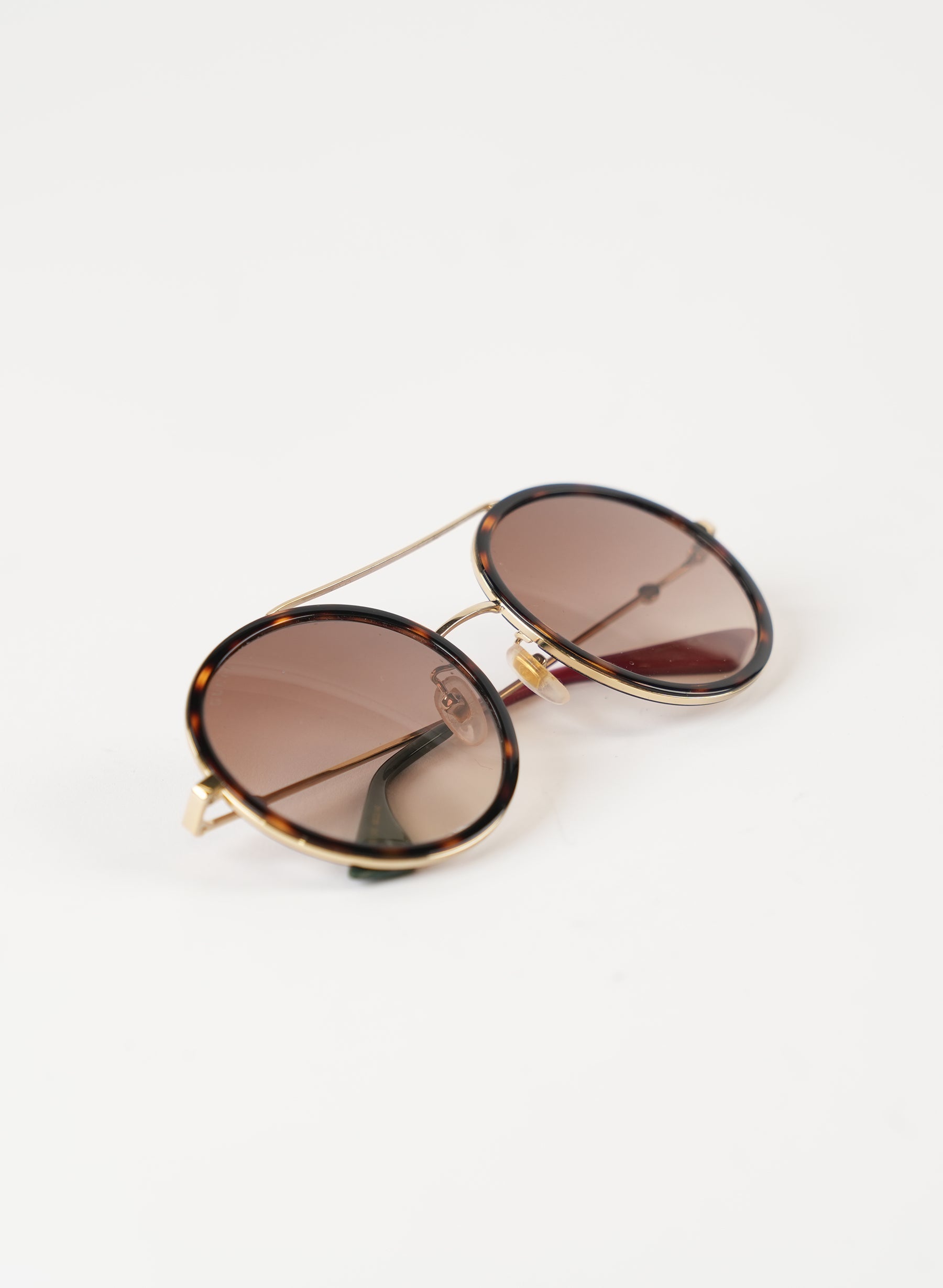 Lunettes de soleil rondes à dégradé Gucci